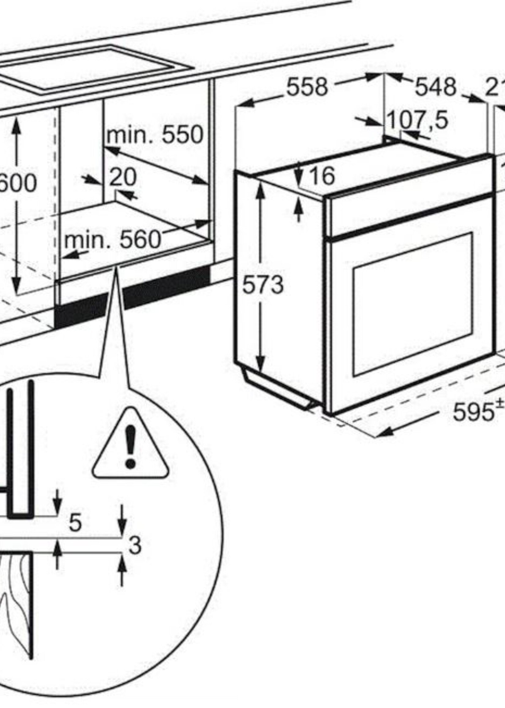 AEG BPB331061B Oven 60 cm