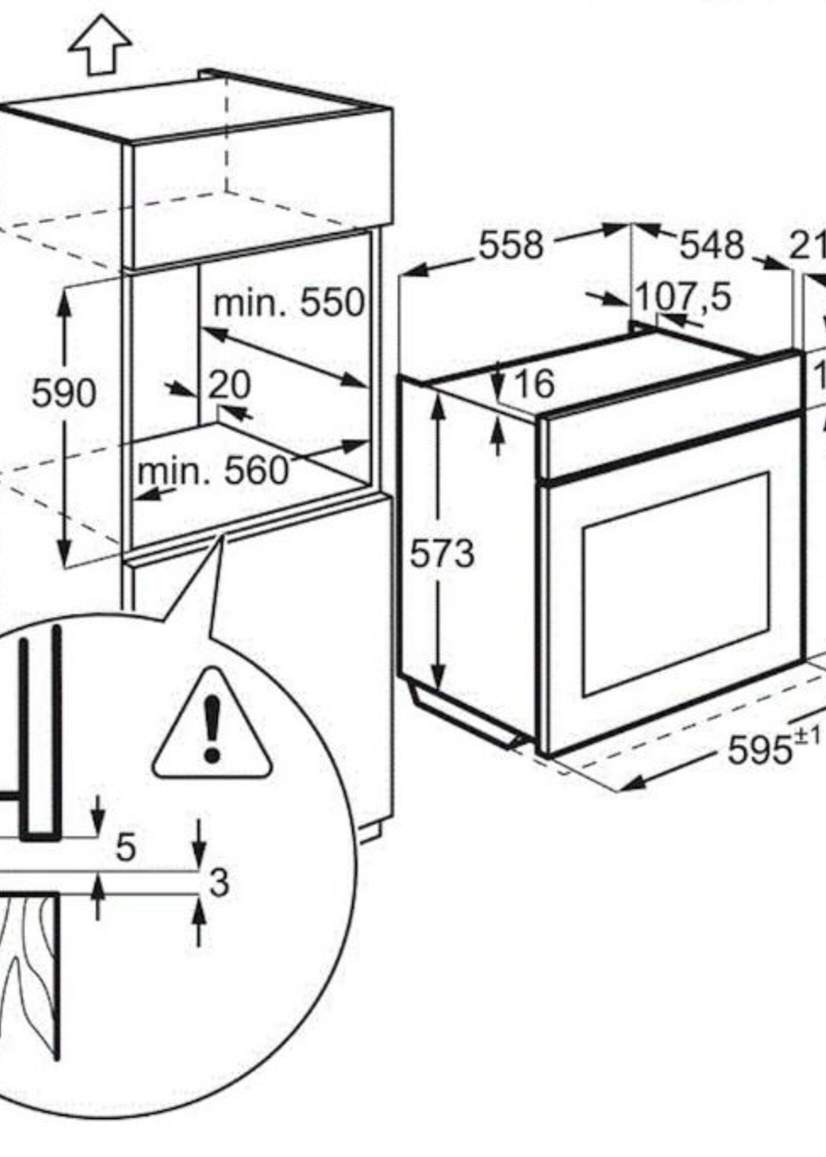 AEG BPB331061B Oven 60 cm