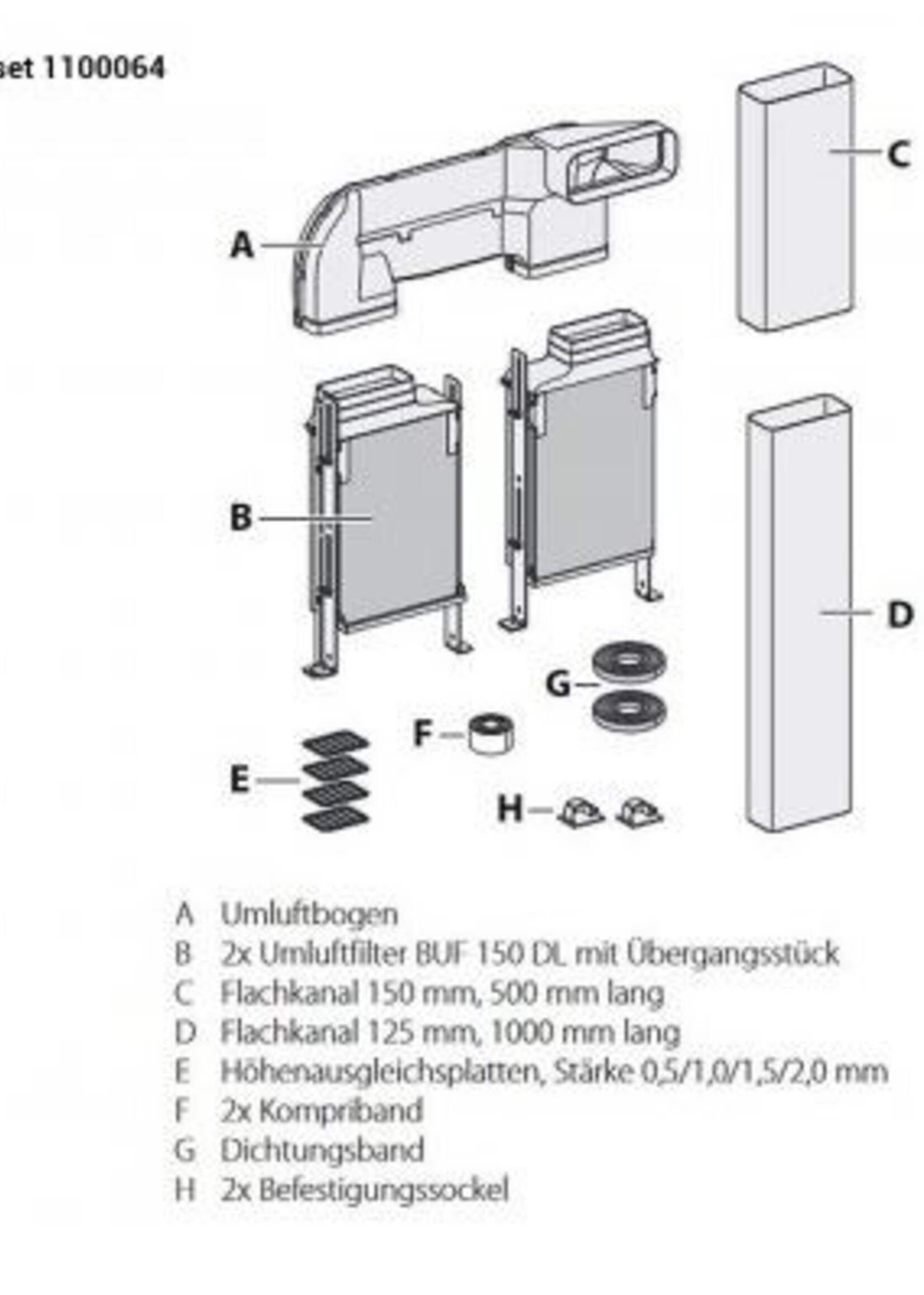 Berbel  Recirculatieset DL BUF 1100064