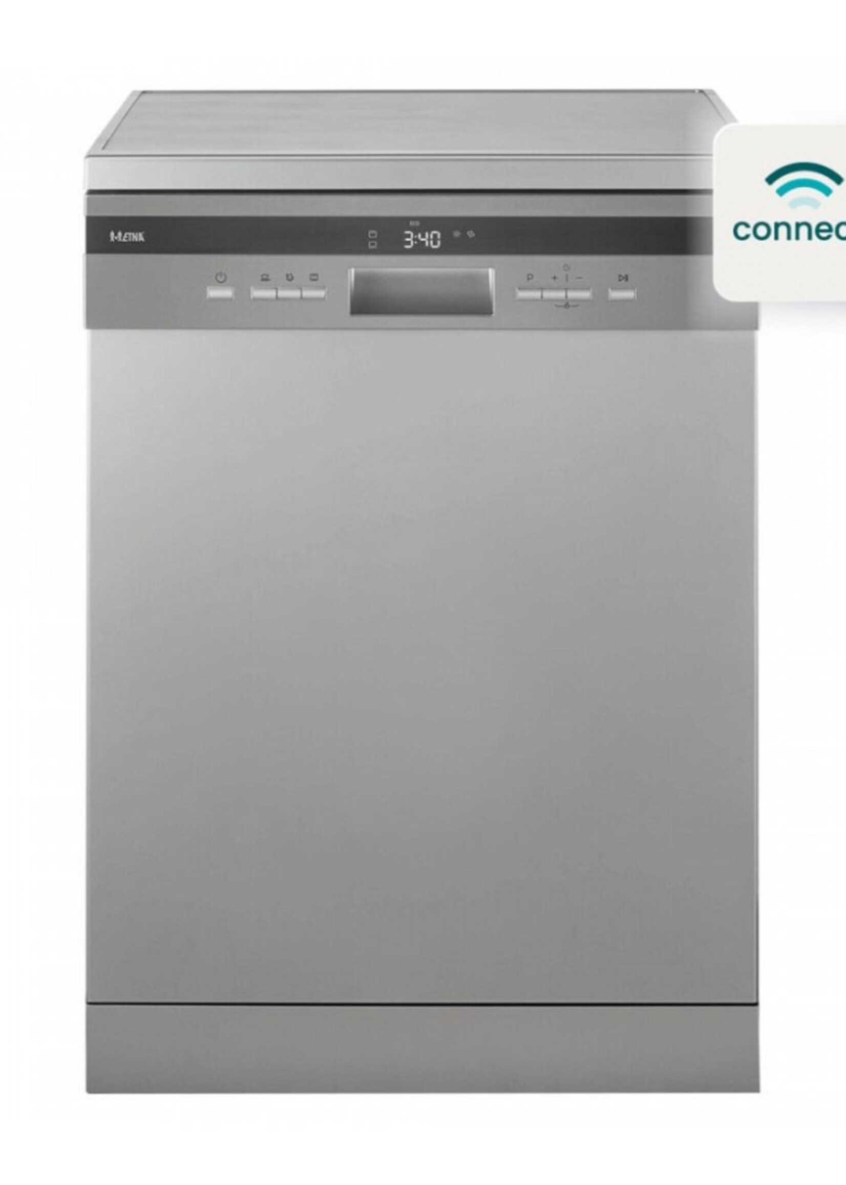 Etna VWV240CRVS Vrijstaande vaatwasser