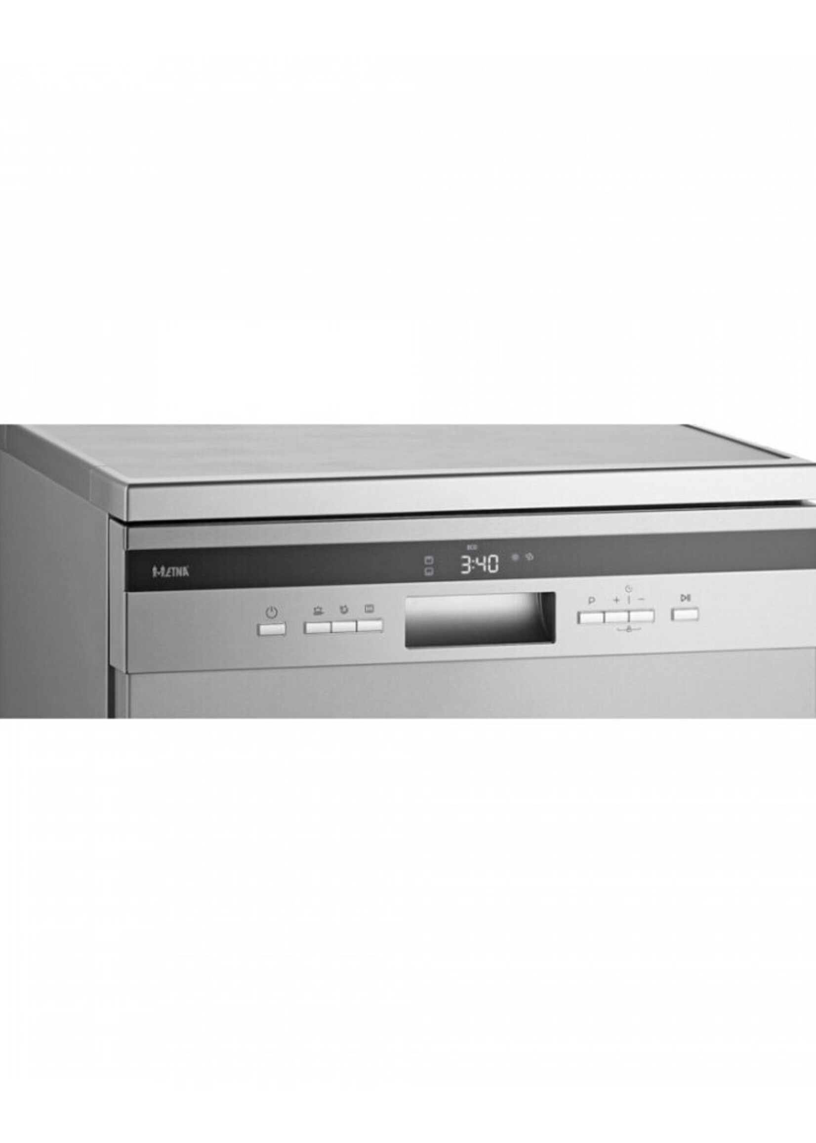 Etna VWV240CRVS Vrijstaande vaatwasser