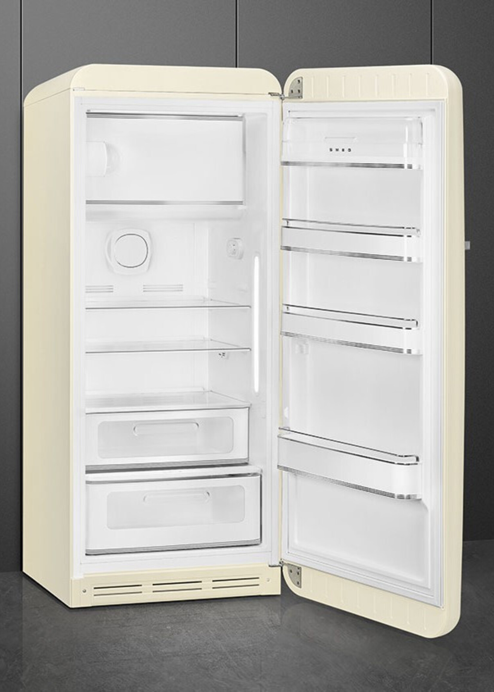 Smeg FAB28RCR5 Koelkast Retro jaren 50 Creme