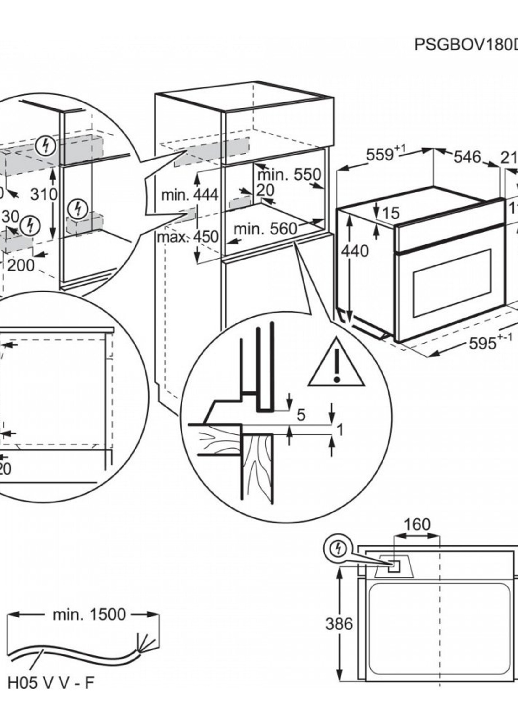 AEG KME761080M Combi magnetron 45 cm