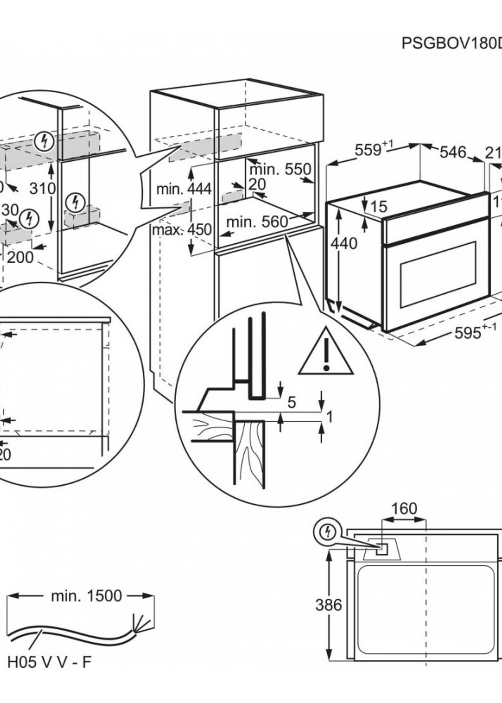 AEG KSK792280B Combi stoomoven 45 cm