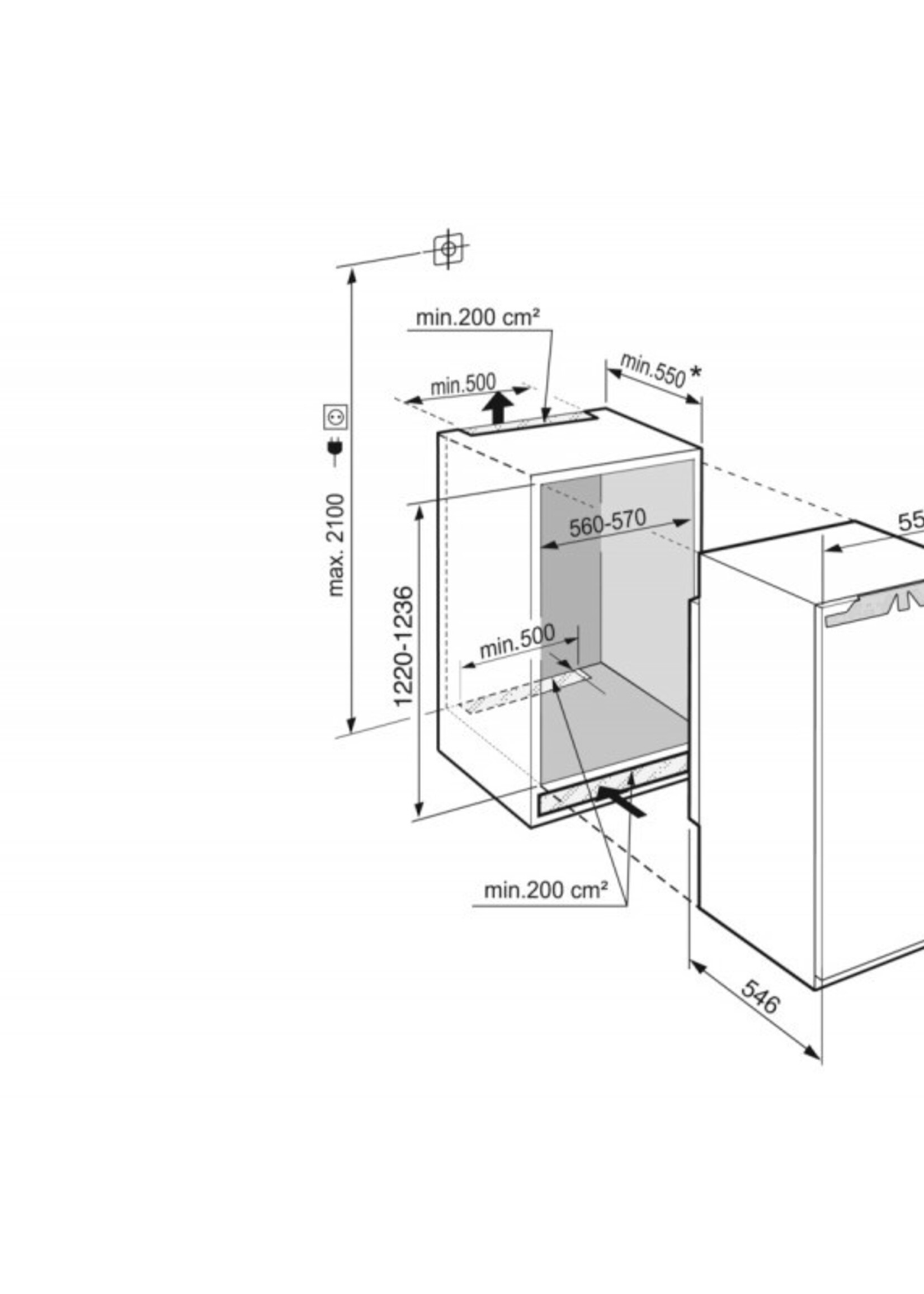 Liebherr IRBAd 4170-20/617 Inbouw koelkast 122 cm