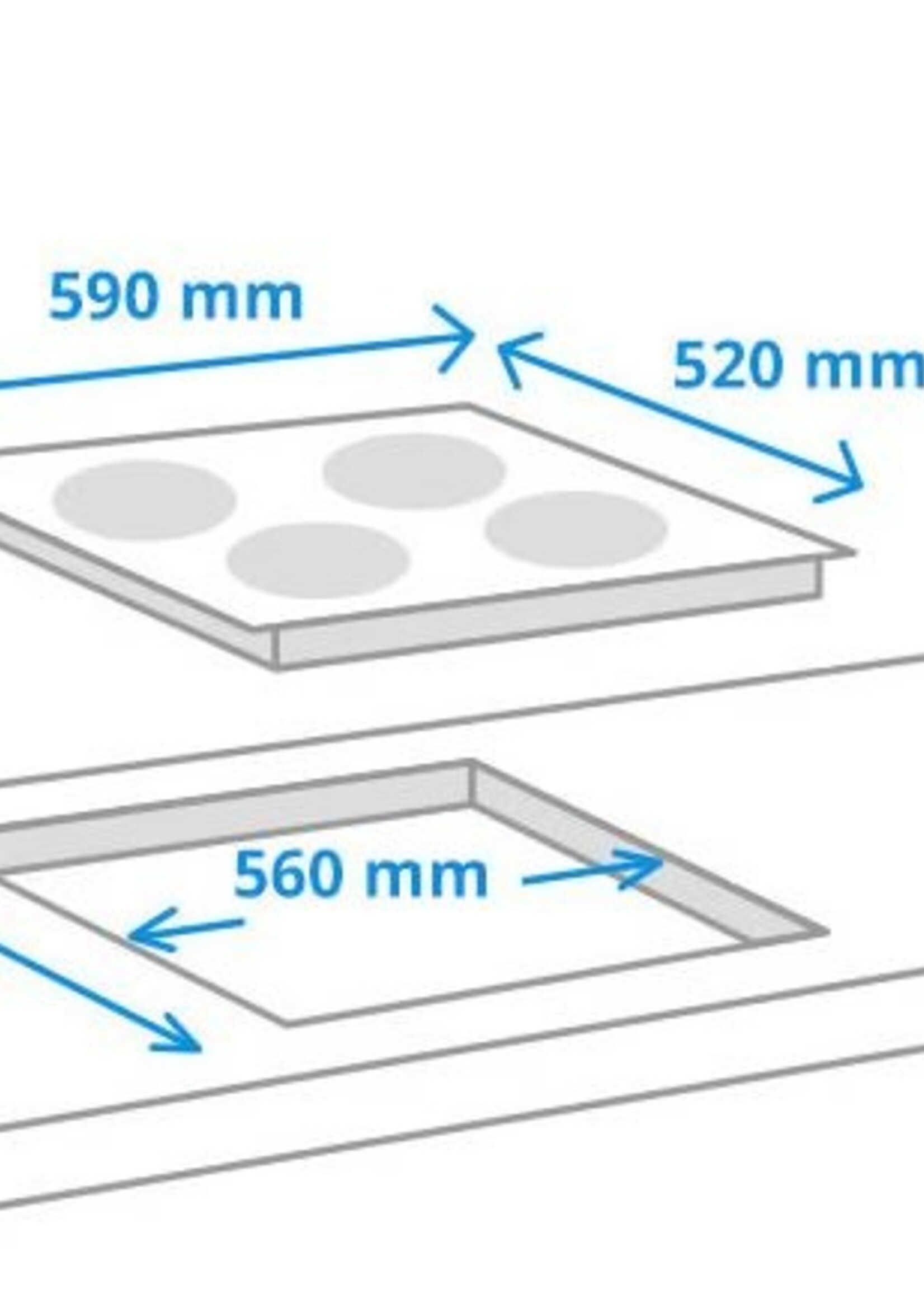 AEG ILB64334CB Inductiekookplaat 60 cm