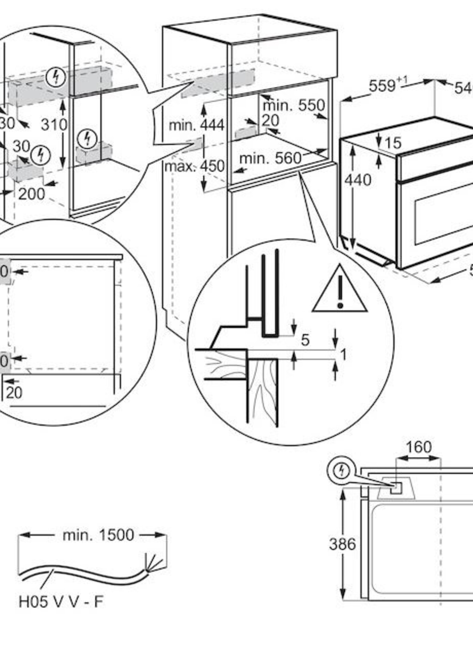 AEG KME768080T  Combi magnetron 45 cm
