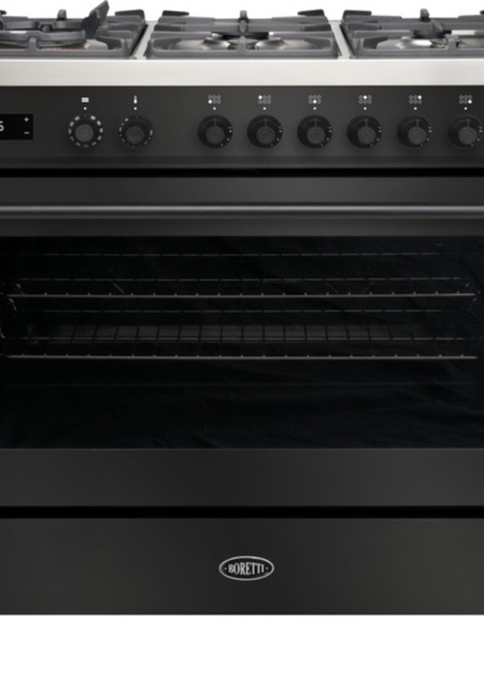 Boretti MLG96BZW Gas fornuis 90 cm