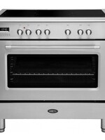 Boretti CFBI9015IX inductiefornuis 90 cm