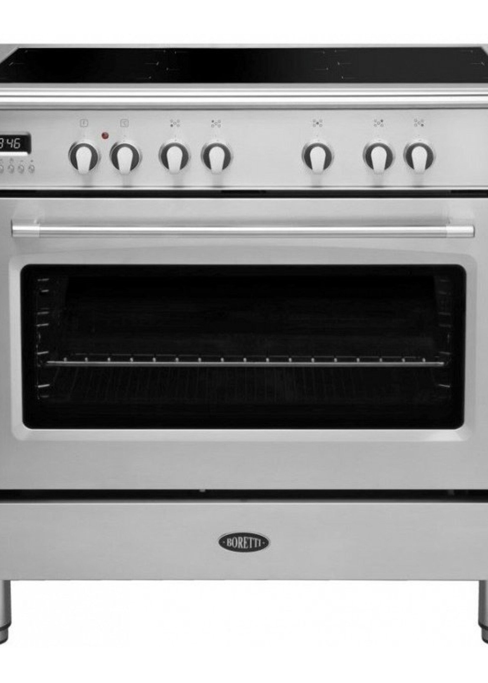 Boretti CFBI9015IX inductiefornuis 90 cm