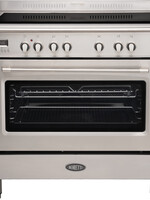 Boretti CFBI9015IX Inductie fornuis 90 cm