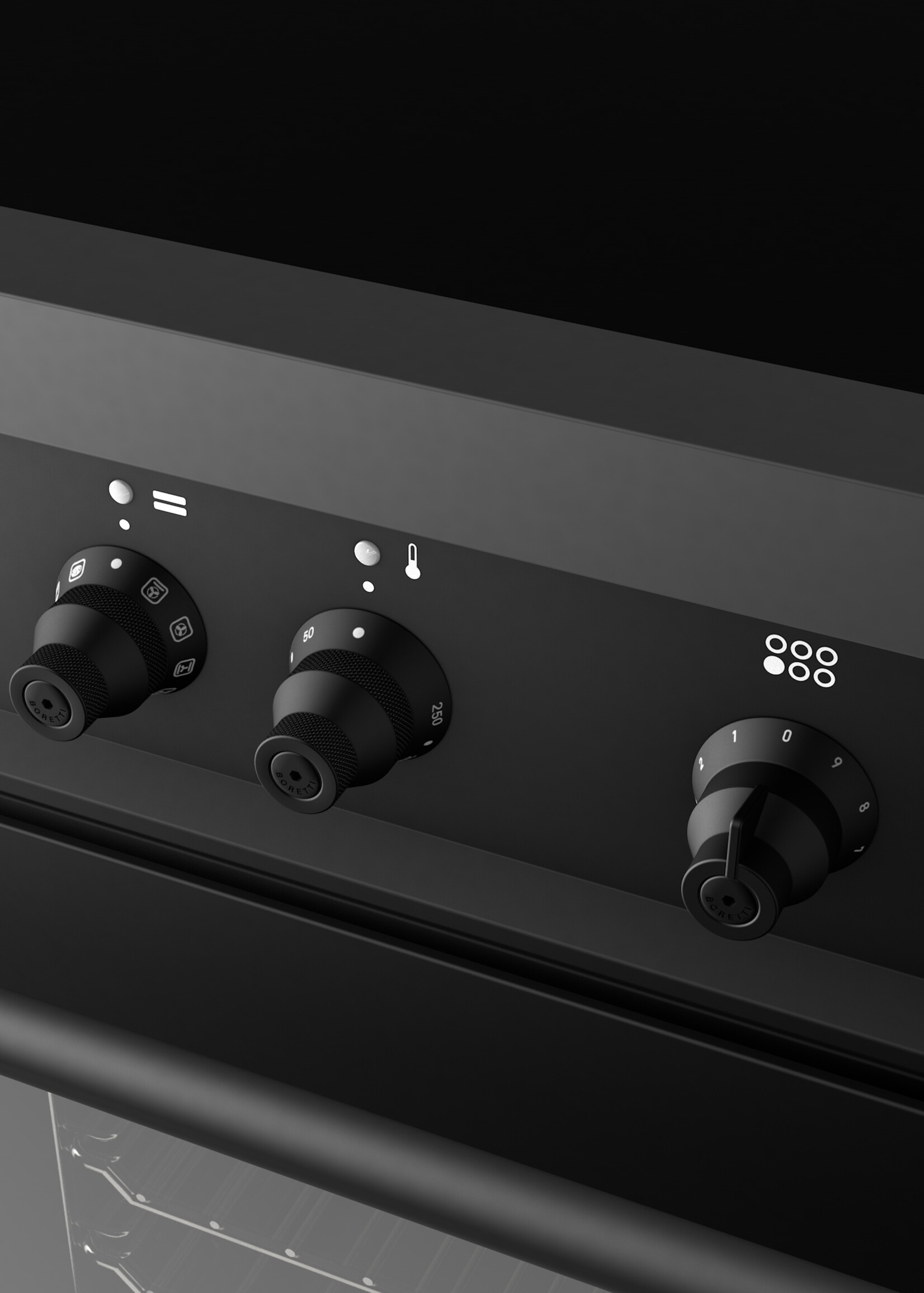 Boretti MLI95XMAT Inductie fornuis 90 cm