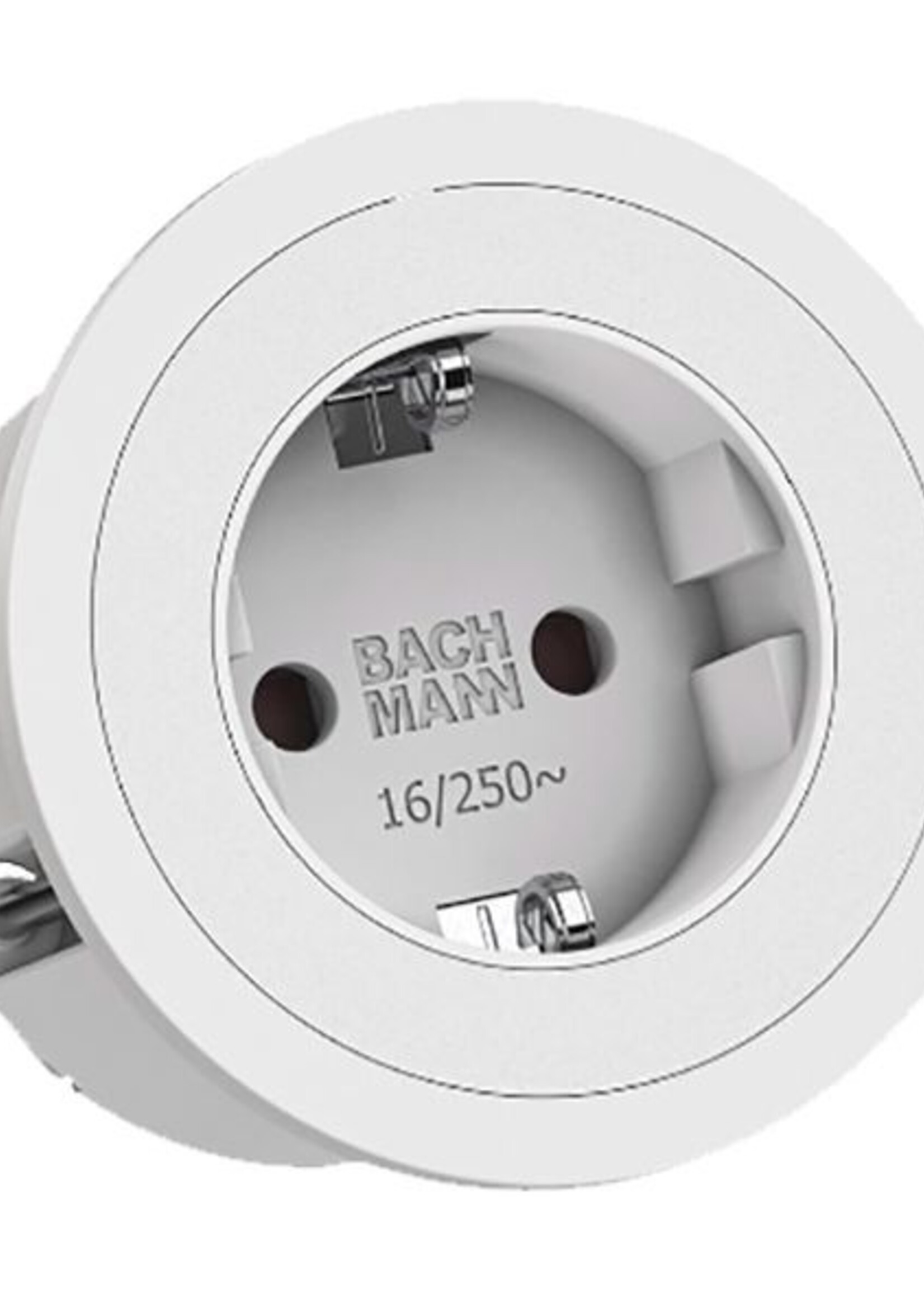 Bachmann STPIX1STW Inbouw stopcontact wit