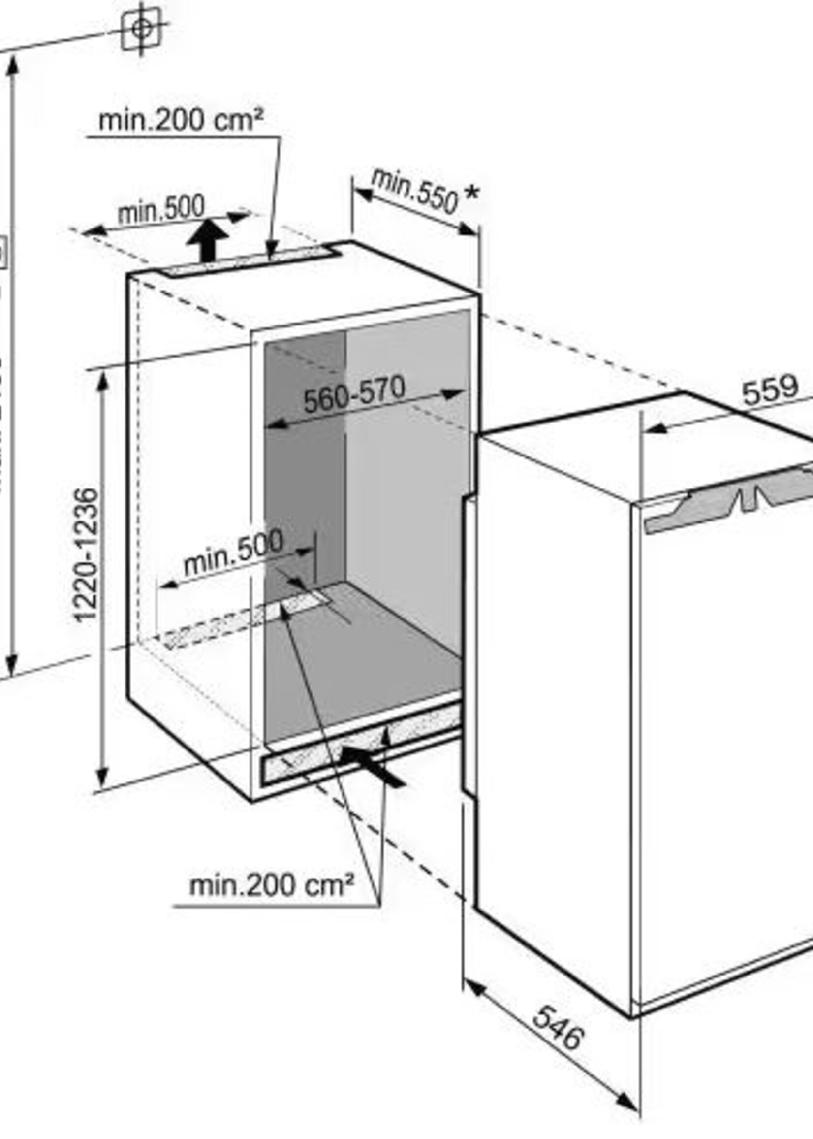 Liebherr IRe4100-20 Inbouw  koelkast 122 cm