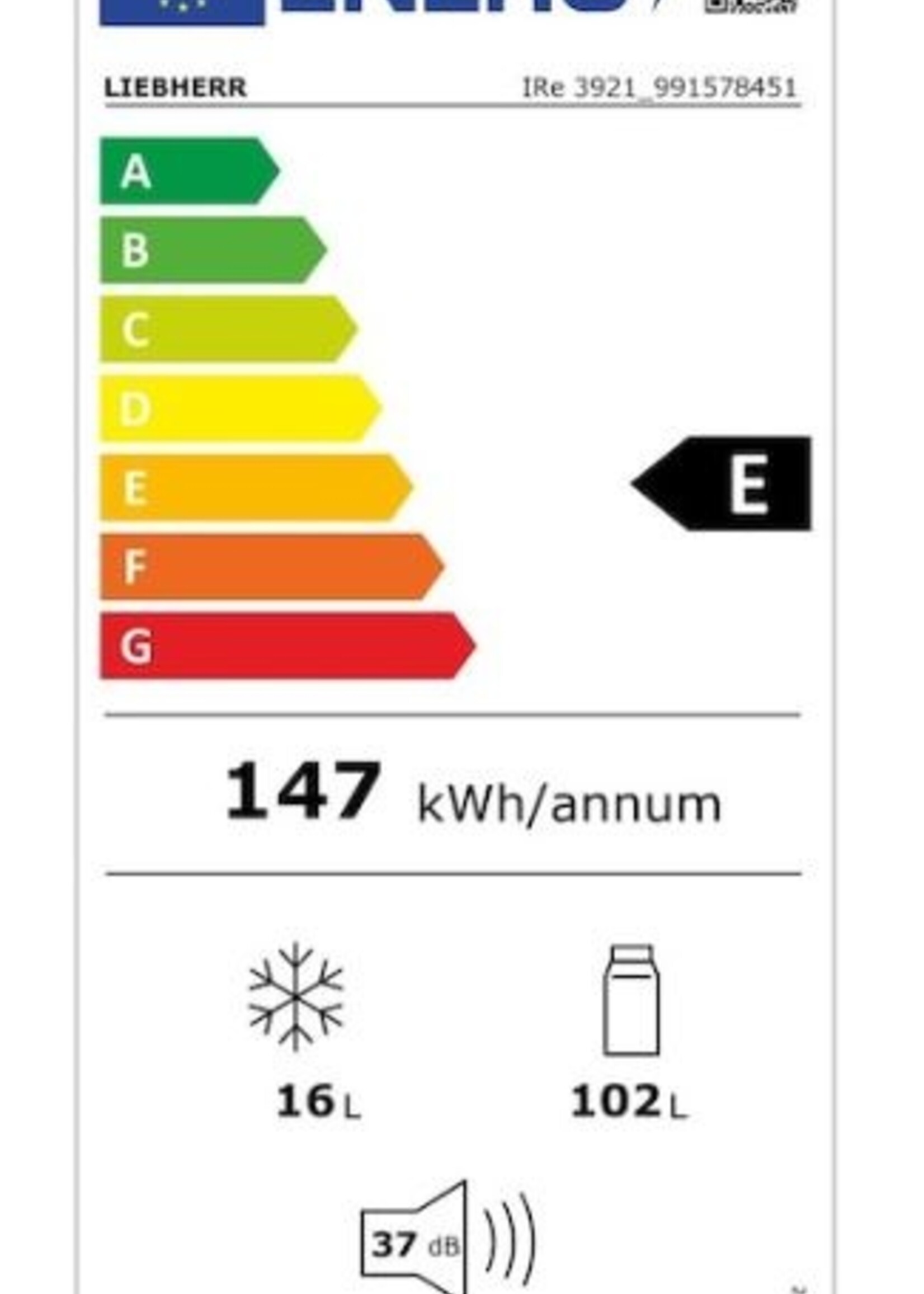 Liebherr IRE3921 Liebherr Plus koelkast