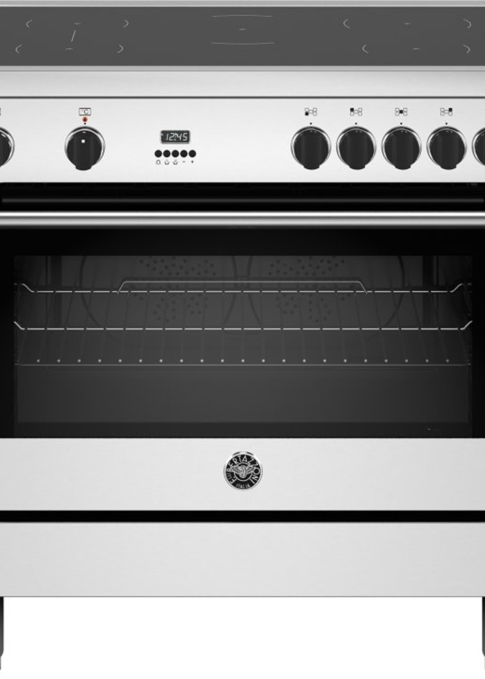 Bertazzoni MPL95I1EXV Inductie fornuis met 5 zones, rvs