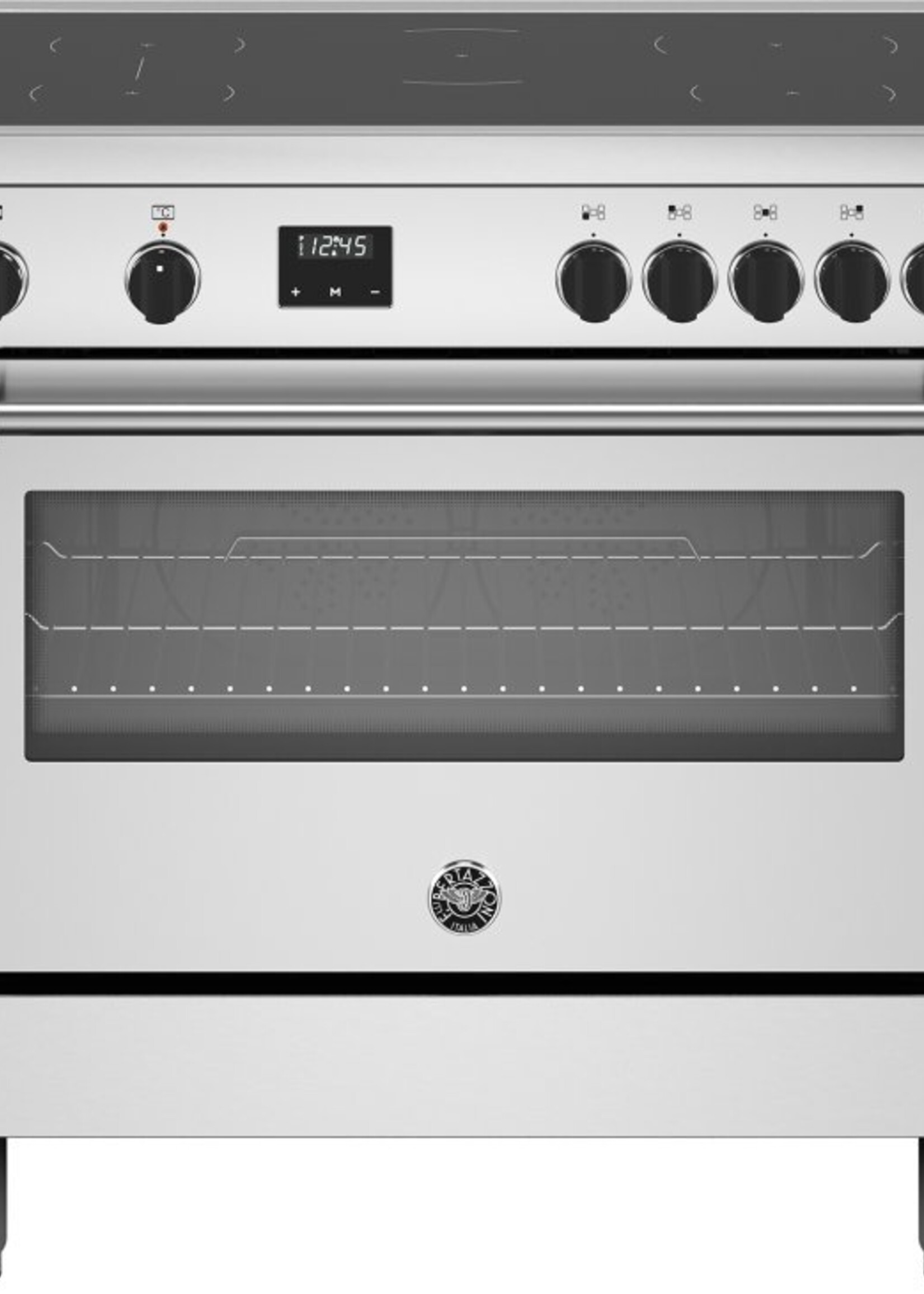 Bertazzoni MPL95I1EXT Inductie fornuis met 5 zones, rvs