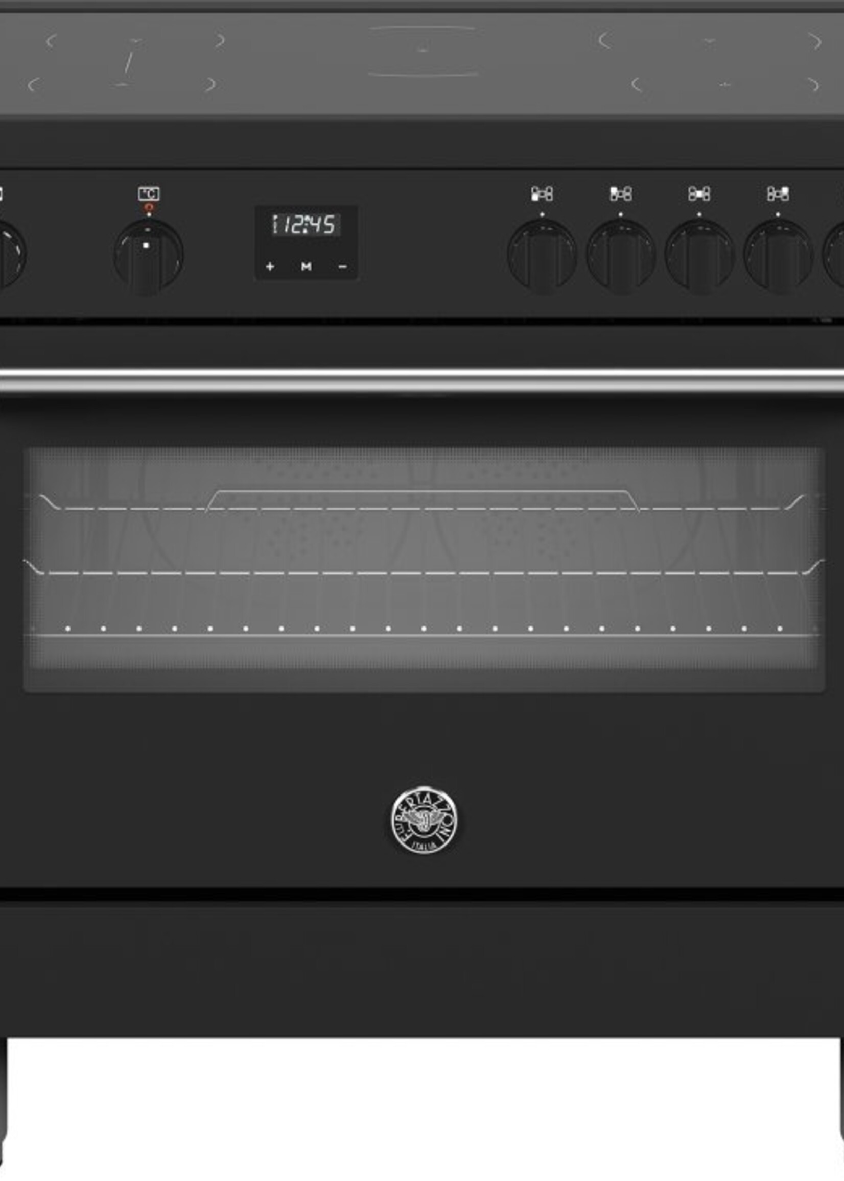 Bertazzoni MPL95I1ENNT Inductiefornuis met 5 zones, zwart