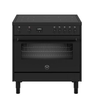 Bertazzoni MPL95I1ETNT inductie fornuis met 5 zones, zwart