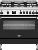 Bertazzoni MPL96L1ENET gasfornuis met 6 branders, zwart