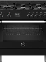 Bertazzoni MPL95L1ENND gasfornuis met 5 branders, zwart