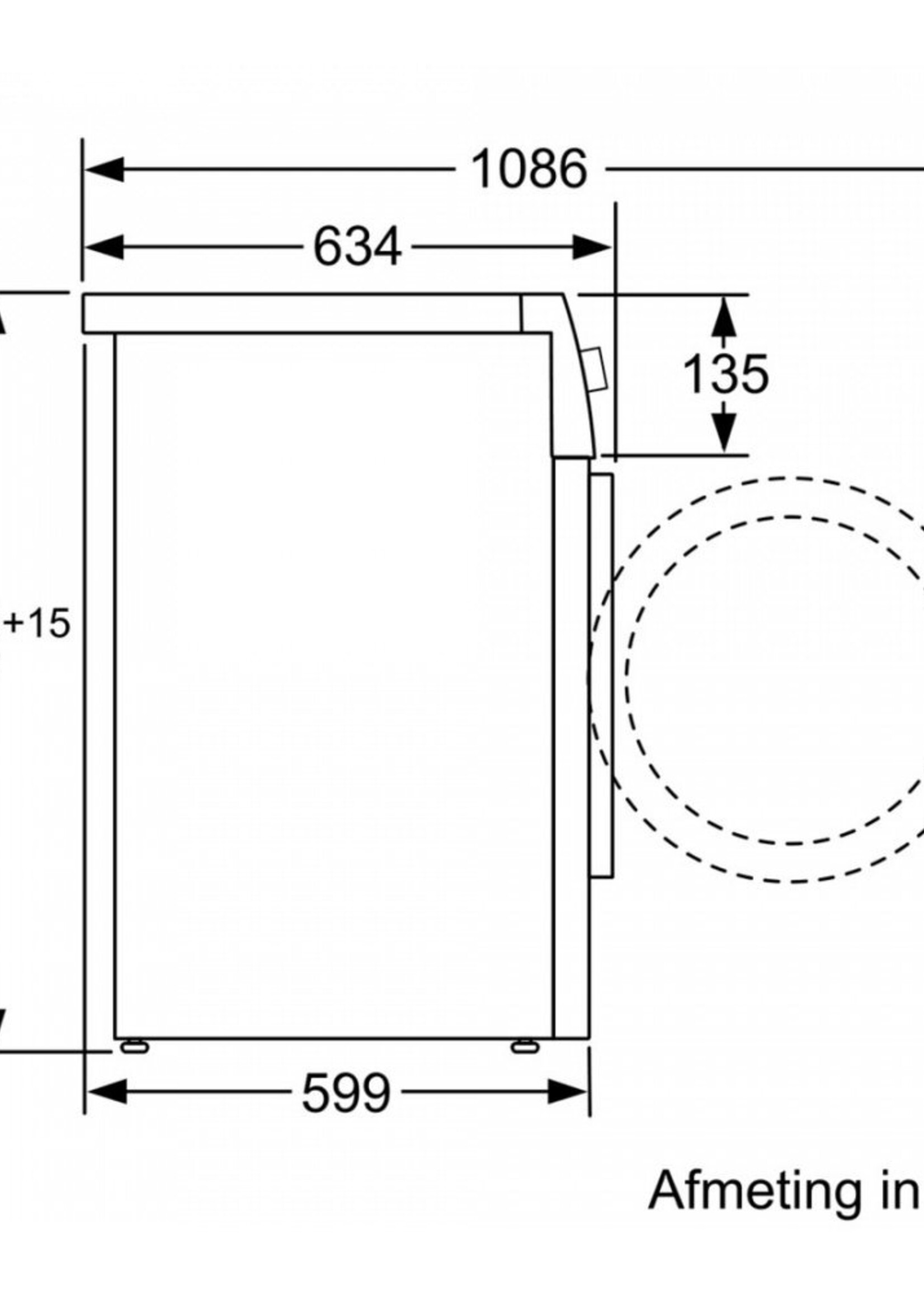 Bosch WTR88T40NL Warmtepomp droger 8 kg