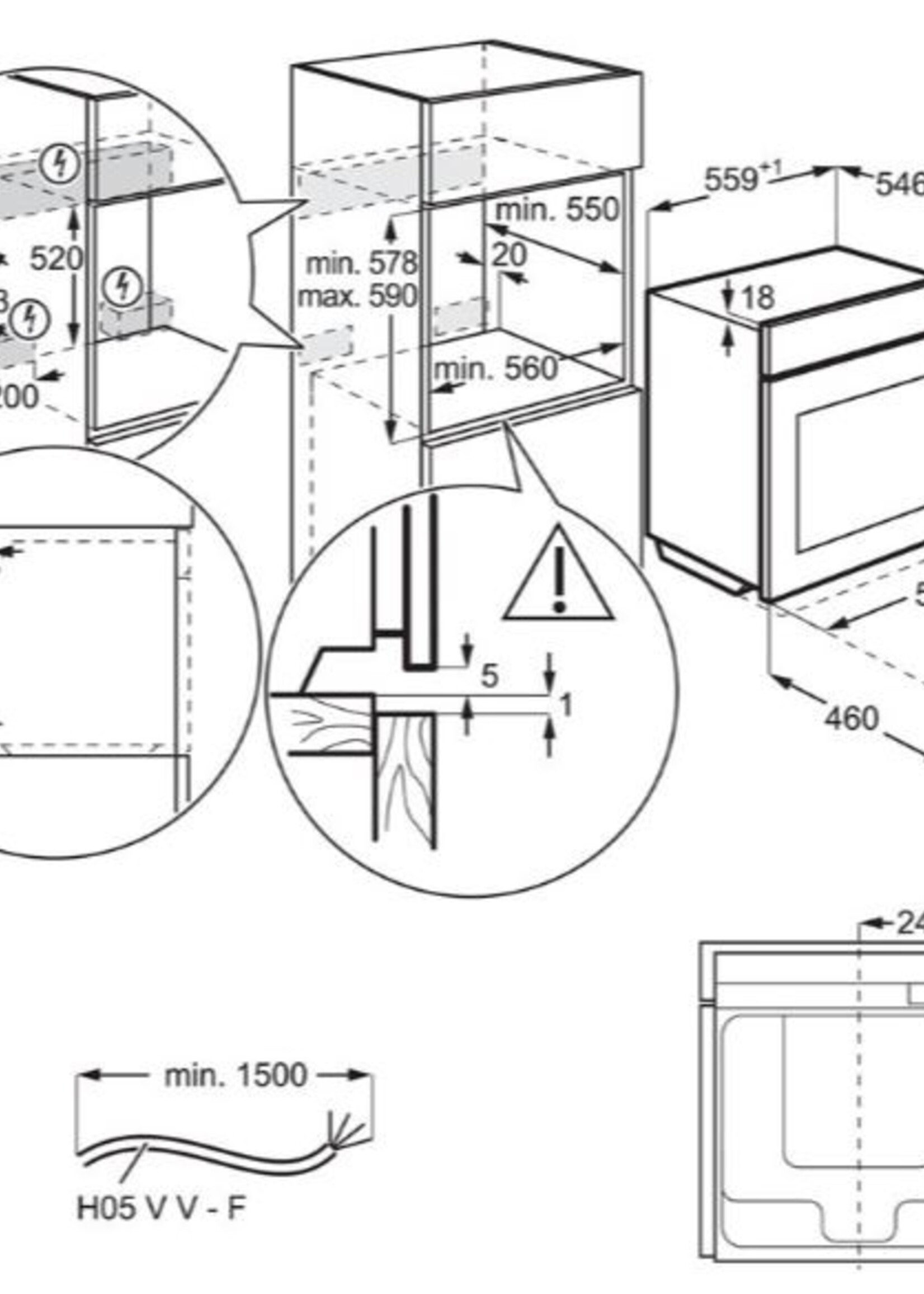 AEG BPE748380B Oven 60 cm