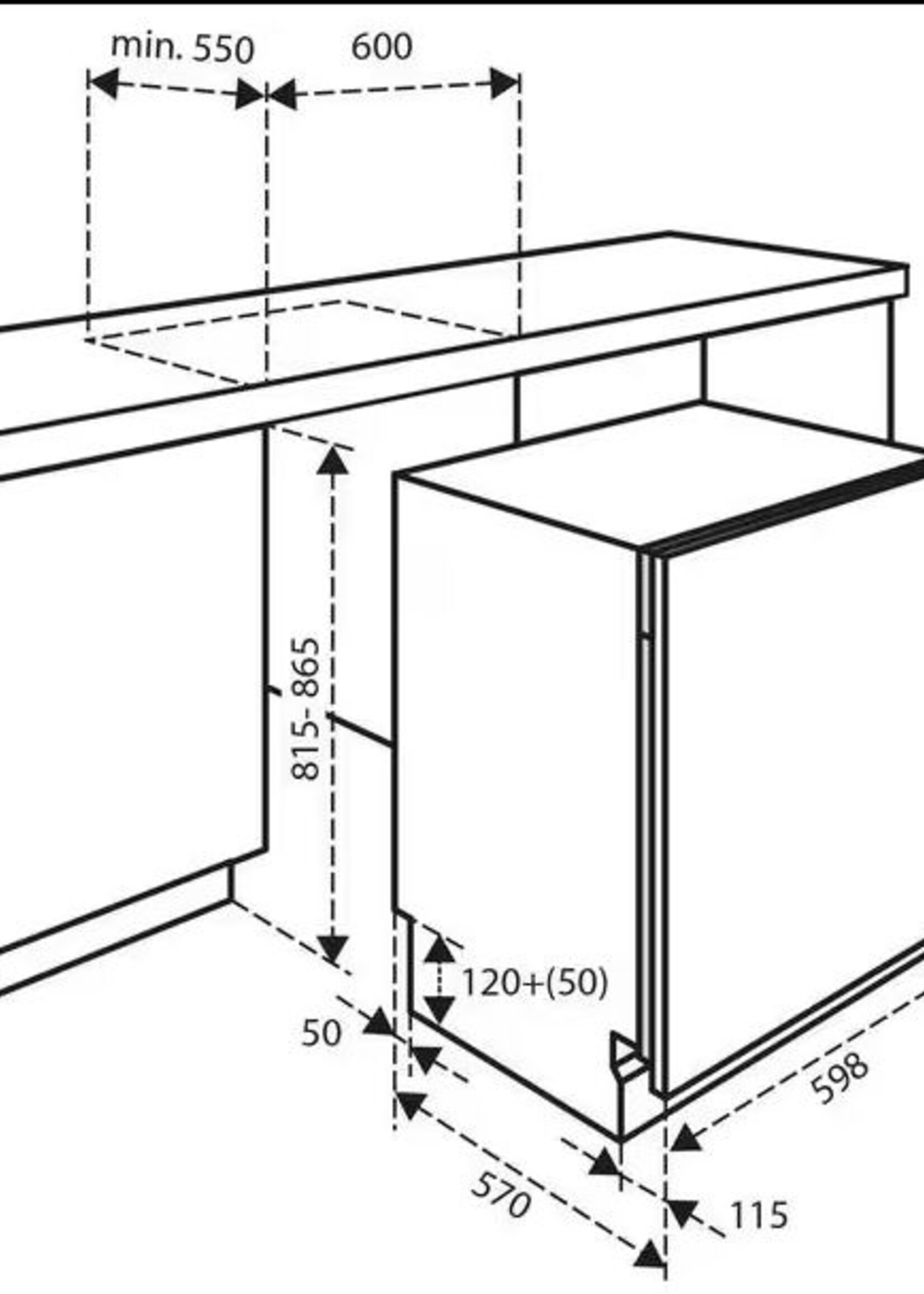 Inventum IVW6010A Volledig geïntegreerde vaatwasser