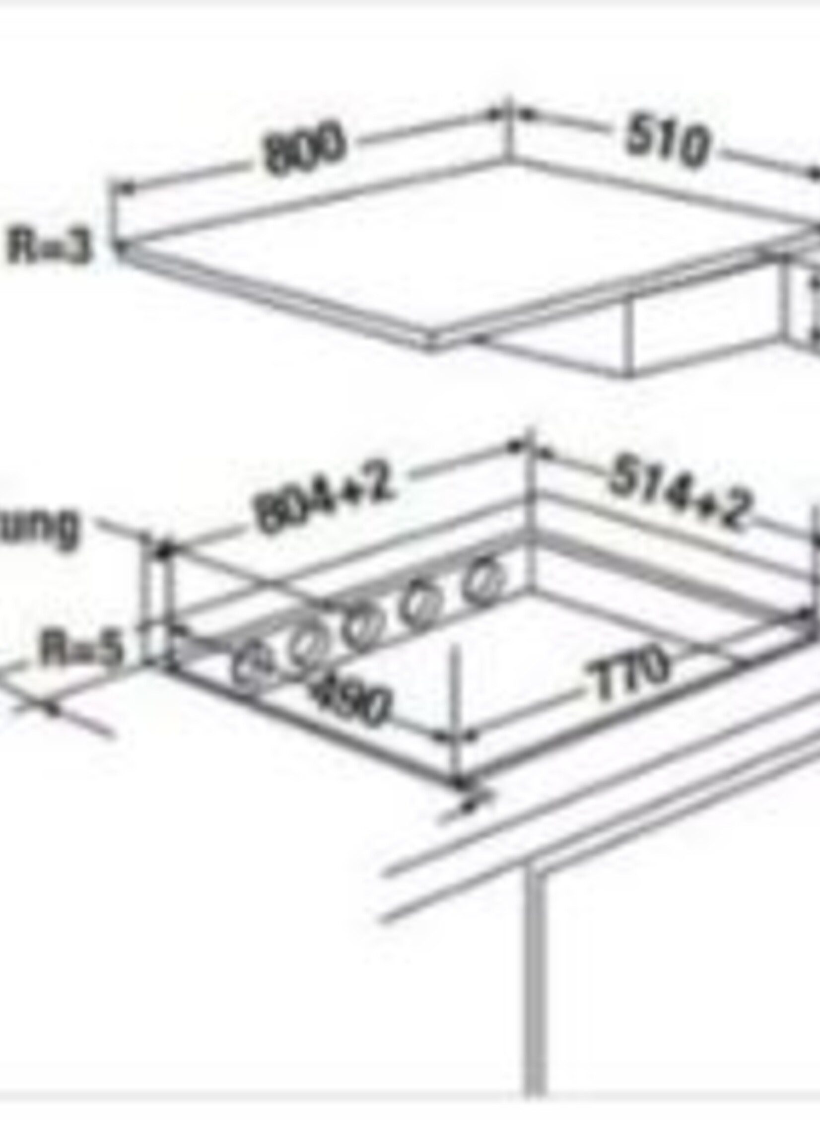 Küppersbusch KMI8590.0SR Inductiekookplaat met afzuiging 80 cm