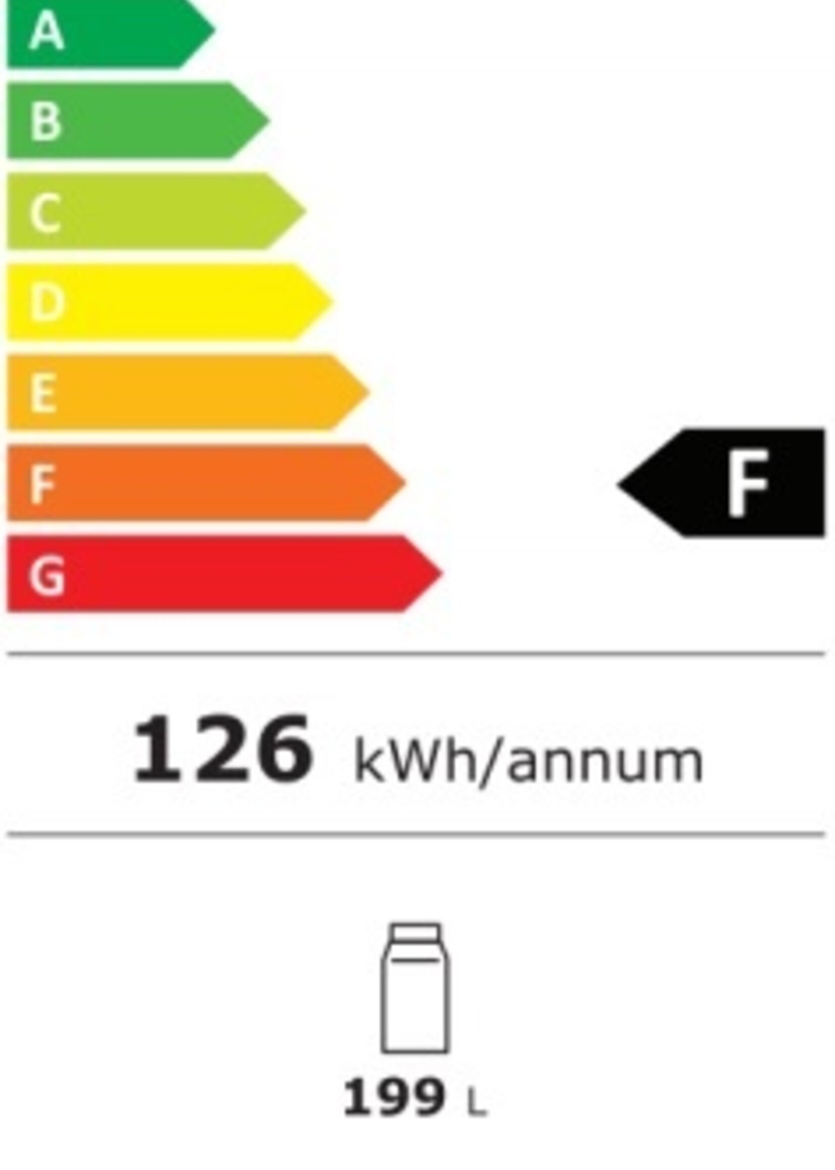 Frilec BERLIN122-V-E-040F Inbouw koelkast 122 cm