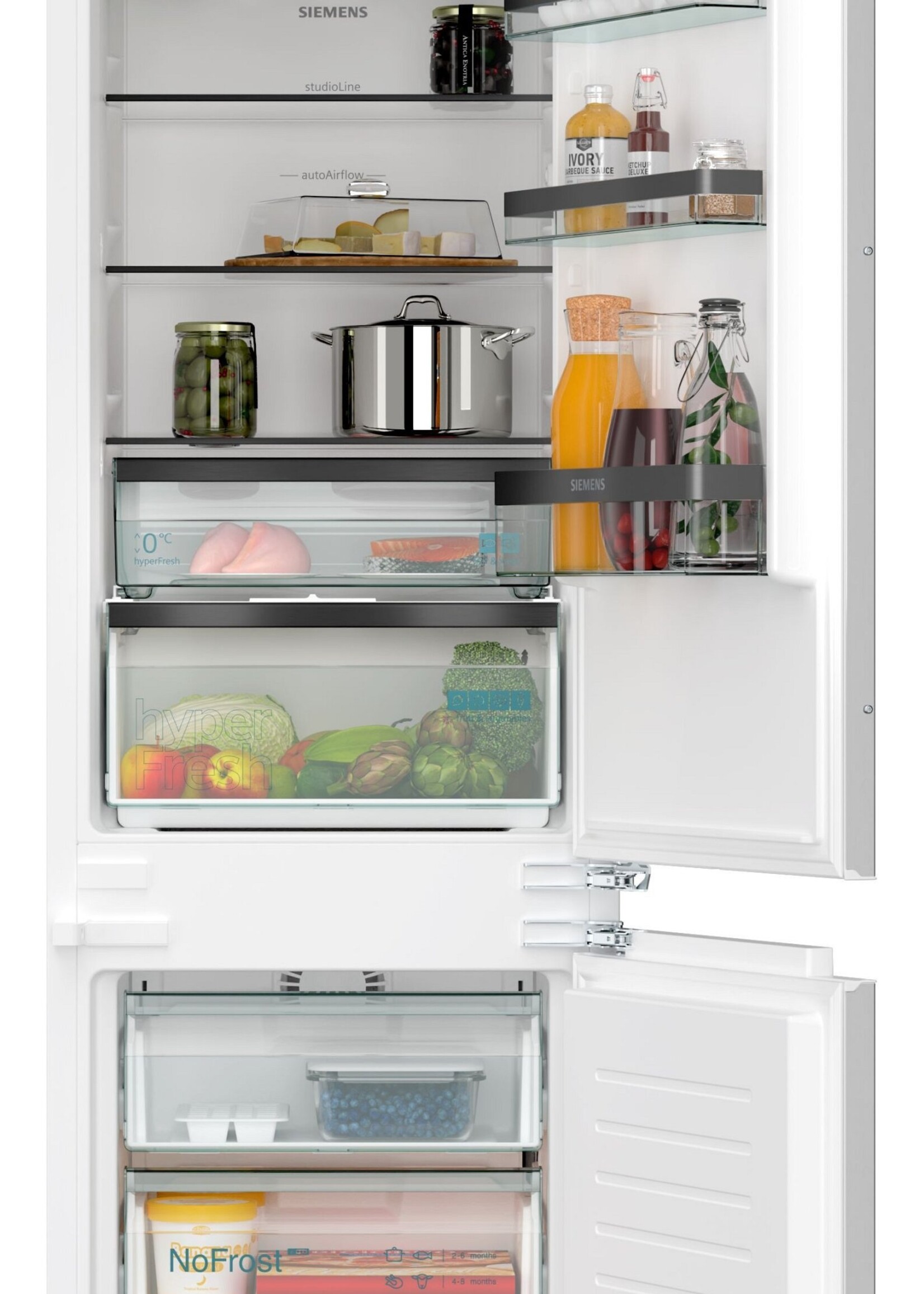 Siemens KI96NSFD0 StudioLine Inbouw koelkast 194cm