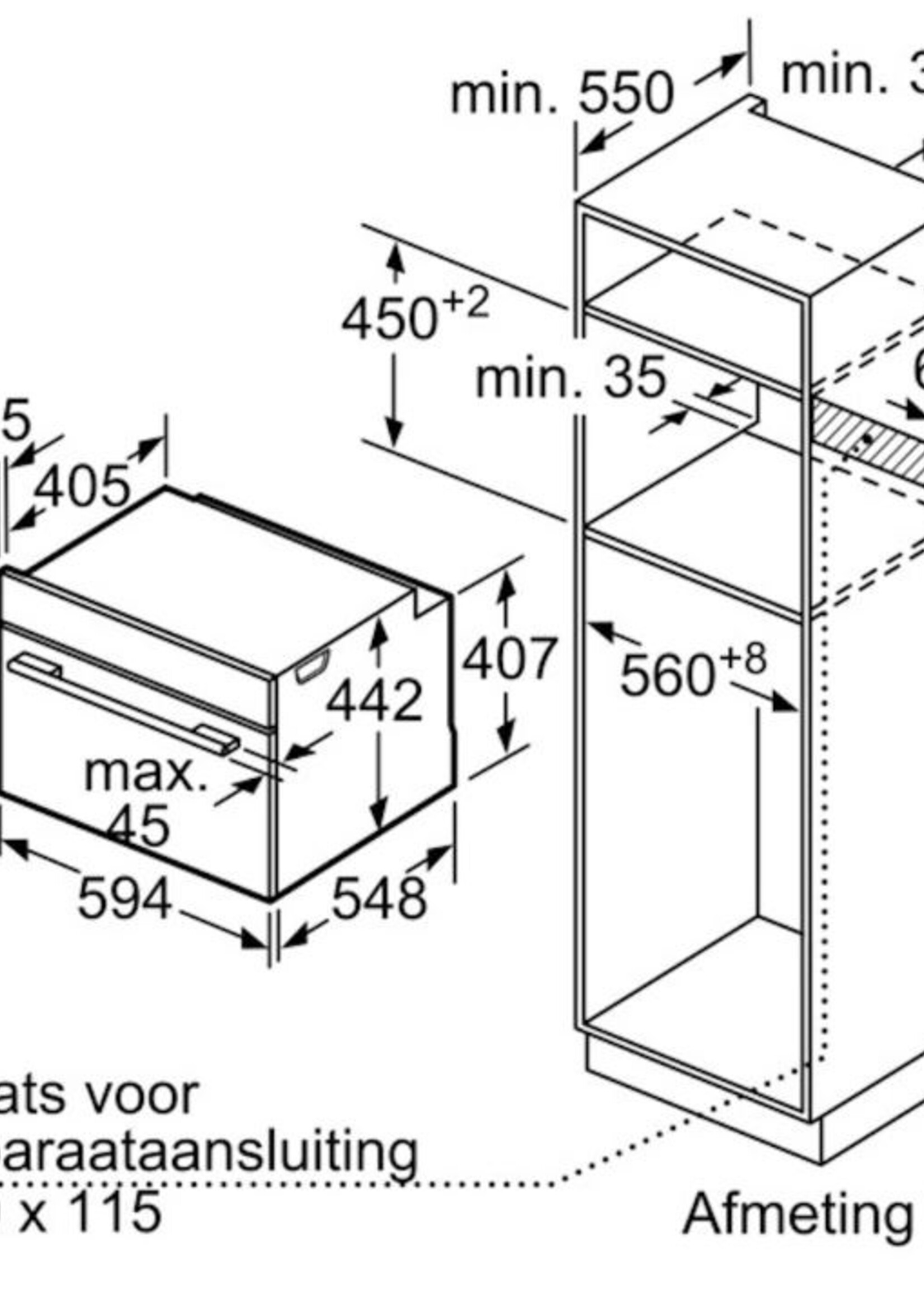 Siemens CM736GAB1 Combimagnetron 45 cm