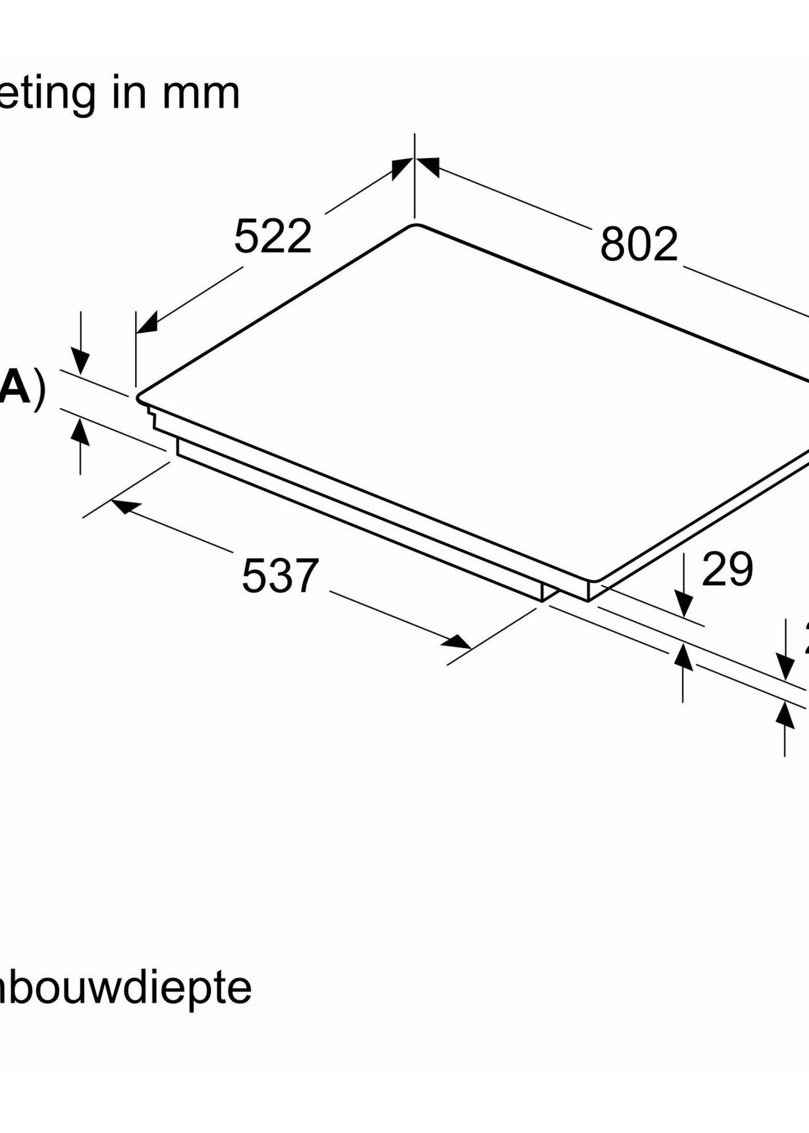 Bosch PXV831HC1E Inductiekookplaat - 80 cm