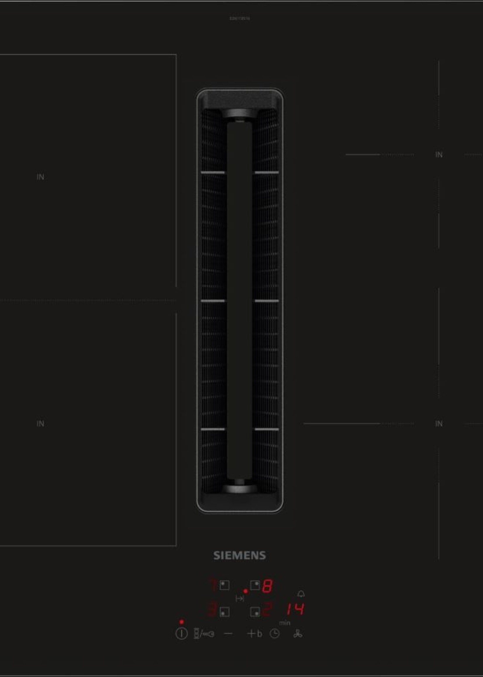 Siemens ED611BS16E Inductie Kookplaat met afzuiging 60 cm