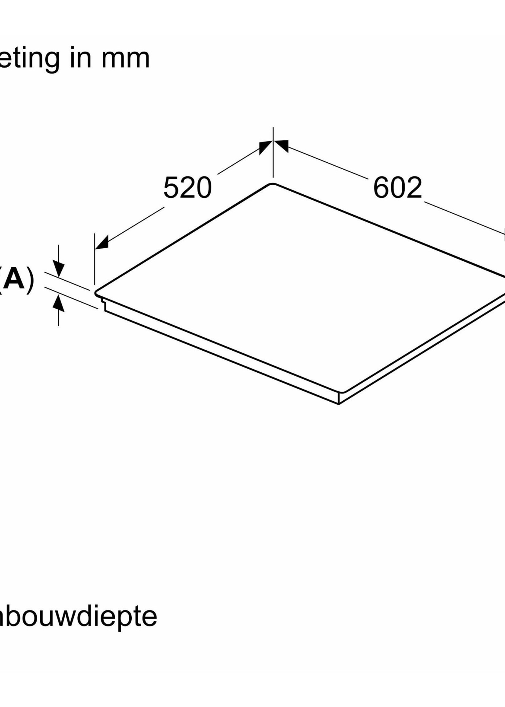 Siemens EH677HFC1E studioLine Inductie Kookplaat 60 cm