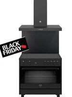 Bertazzoni Combi set Fornuis, achterwand en afzuigkap