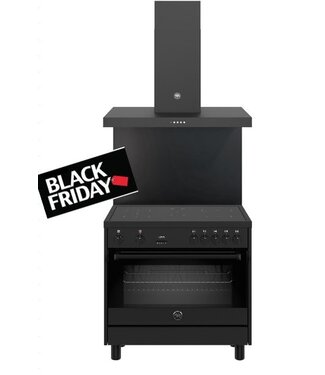 Bertazzoni Combi set Fornuis, achterwand en afzuigkap