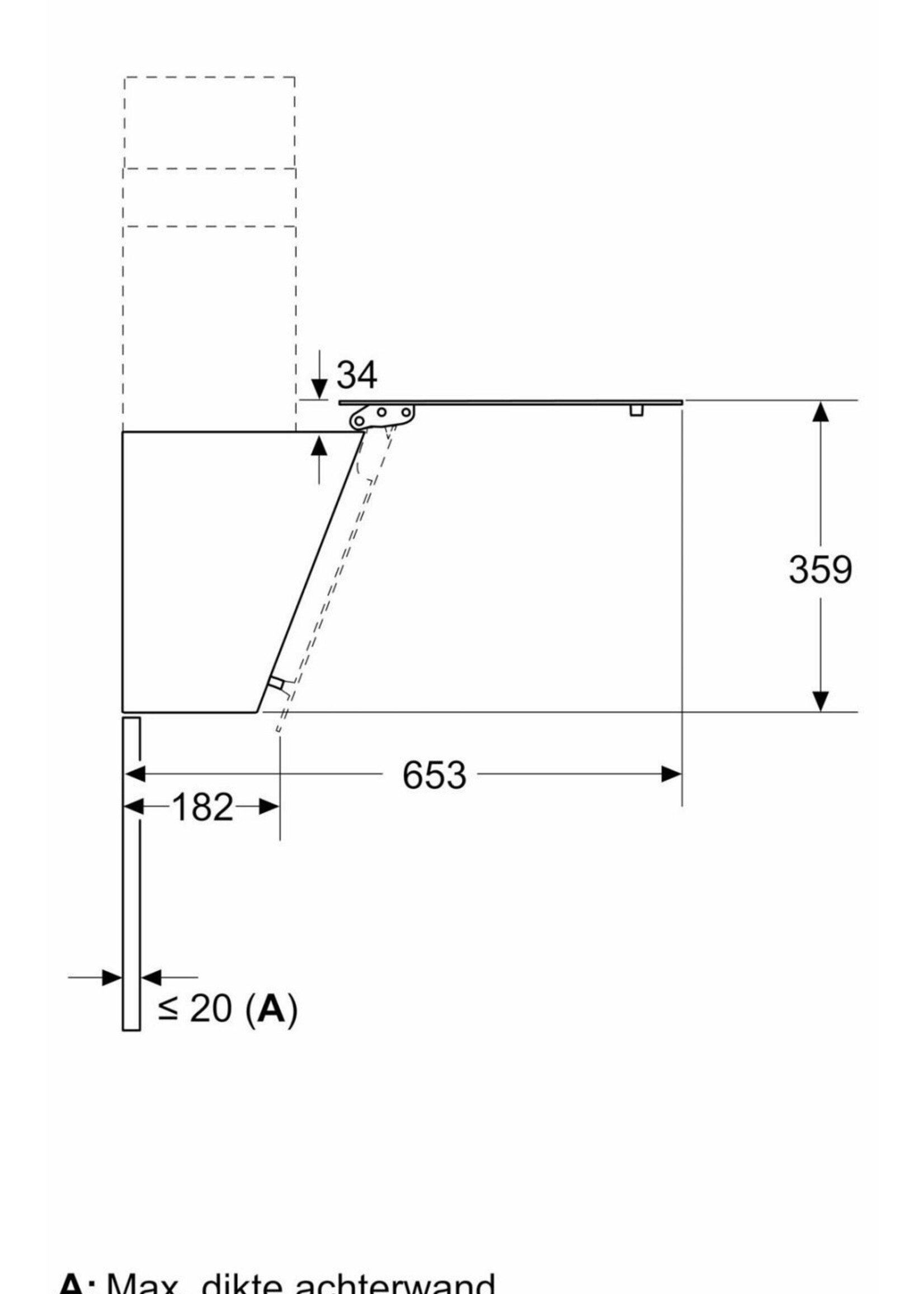 Bosch DWK85DK60 Wandschouw afzuigkap 80 cm