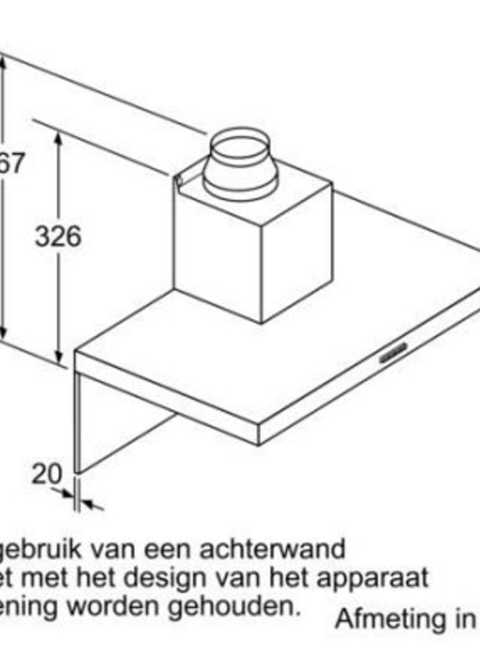 Siemens  LC94BBC51 Wandschouw afzuigkap 90 cm
