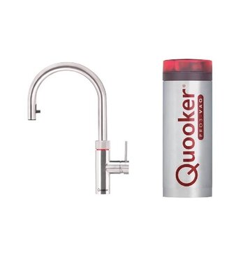 Quooker 3XRVS | Flex PRO3-VAQ RVS 3XRVS  + ZPNRVS Zeeppomp