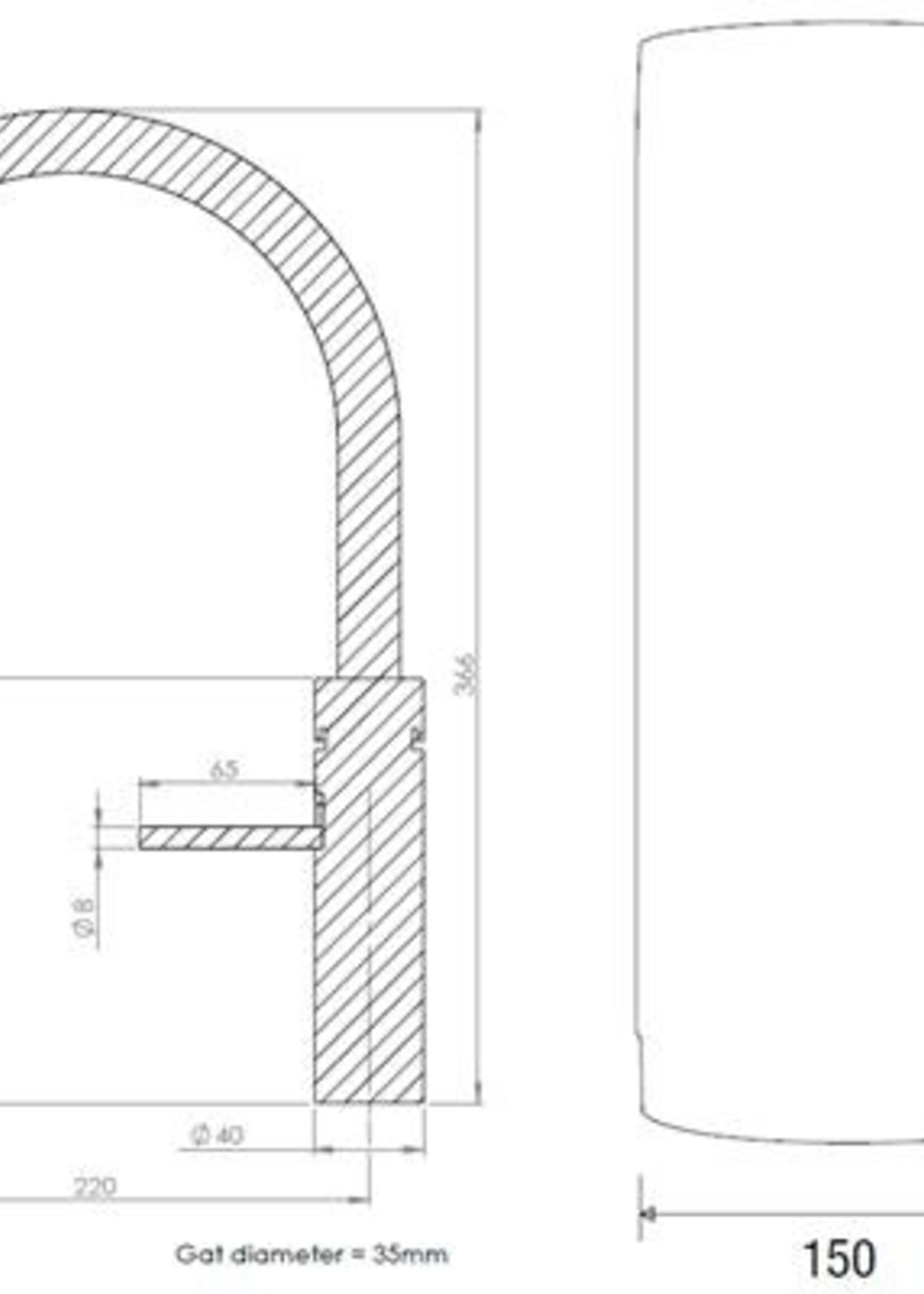 Quooker 3FRRVS kokend waterkraan  -BLACK FRIDAY DEAL-