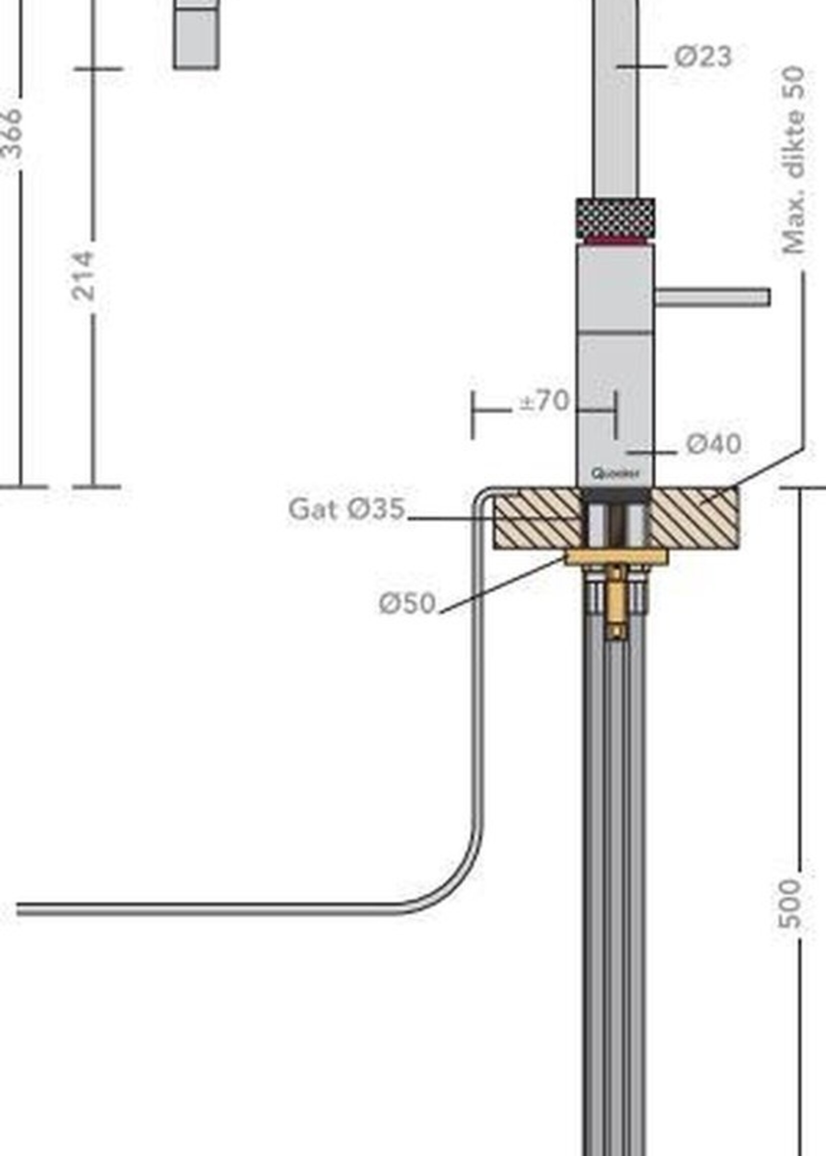 Quooker 3FRBLK | Fusion Round Zwart - BLACK DEAL FRIDAY -