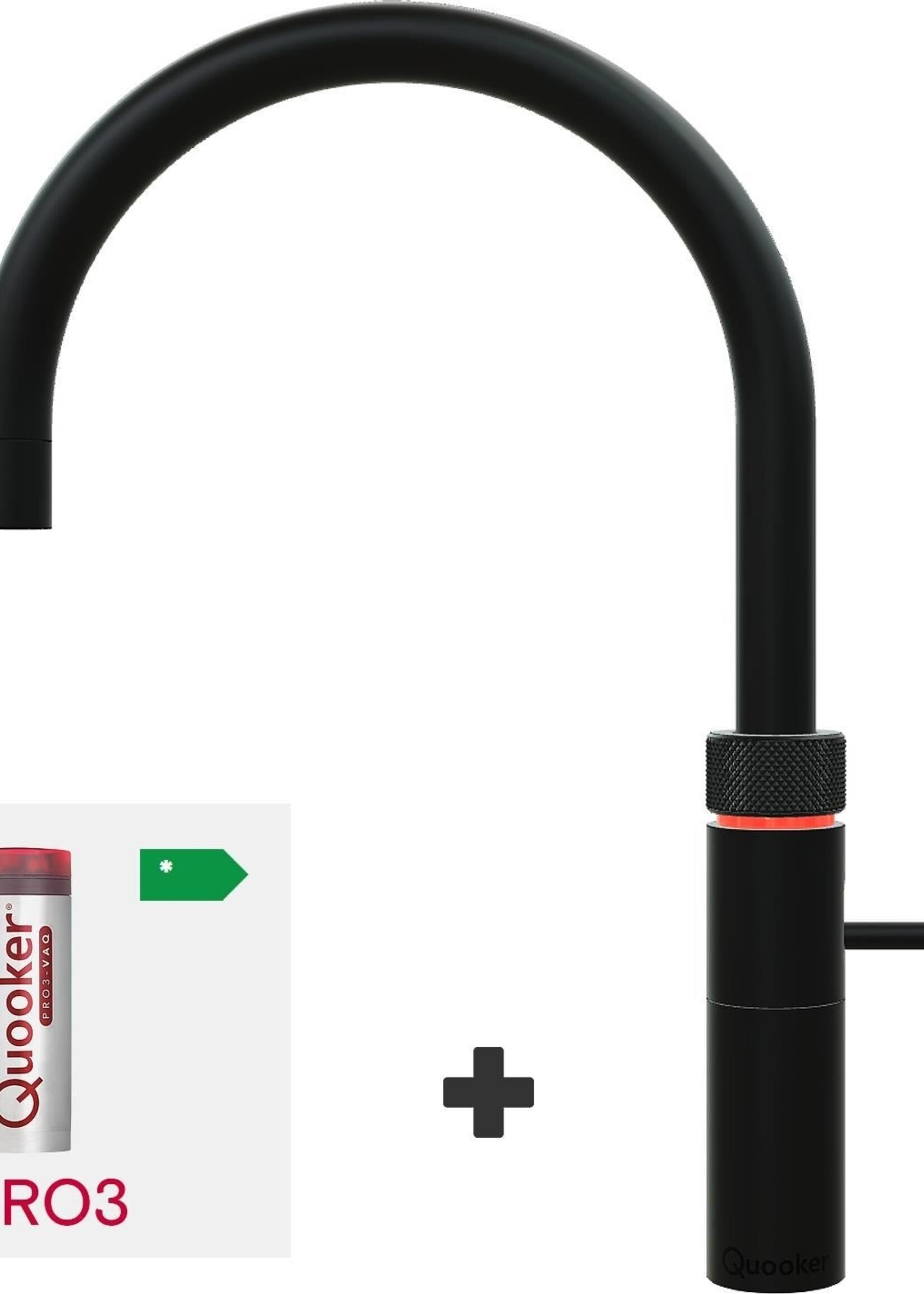 Quooker 3FRBLK | Fusion Round Zwart - BLACK DEAL FRIDAY -