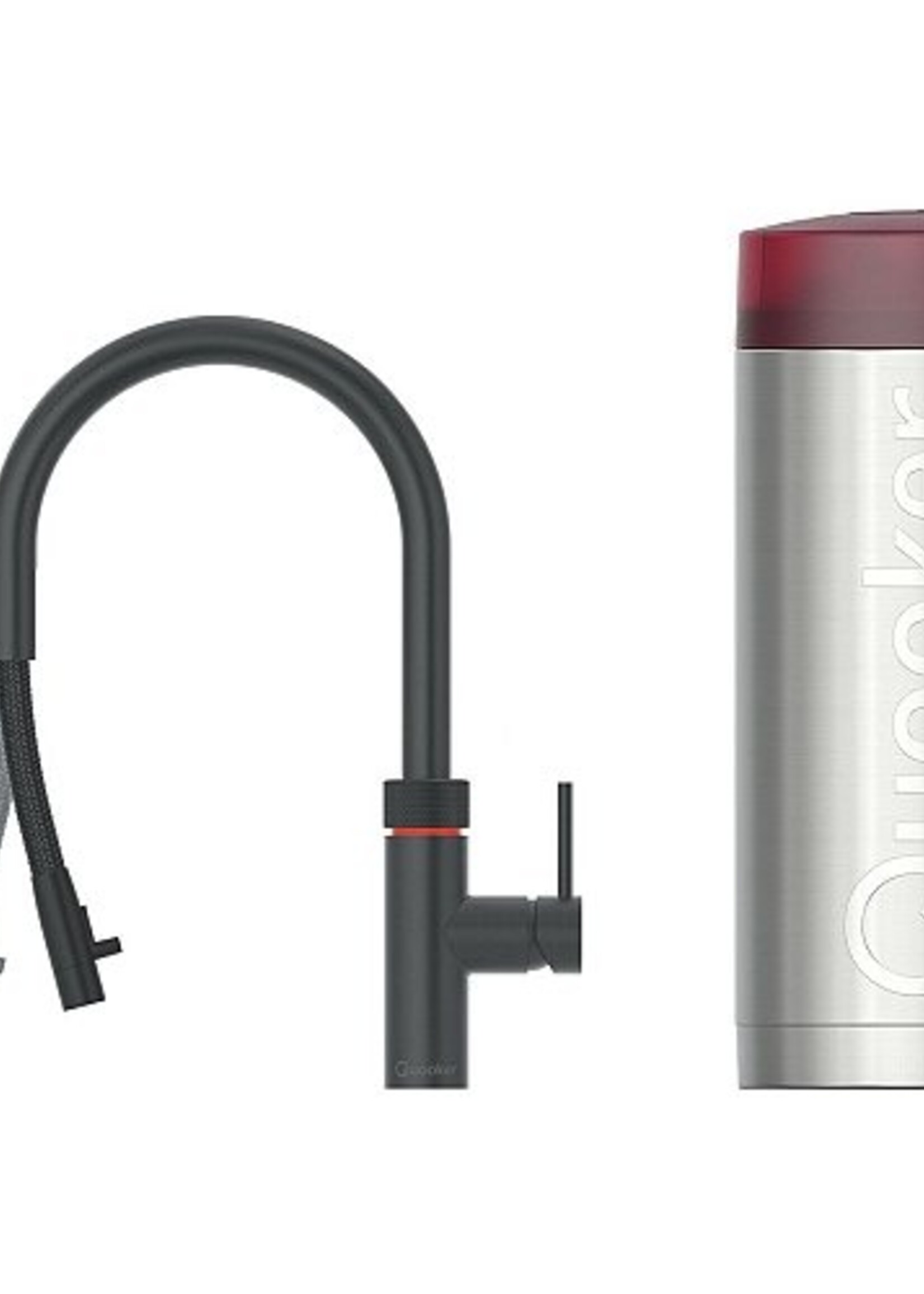 Quooker 22+XBLK | Inclusief Montage | Flex Zwart / Black Combi+