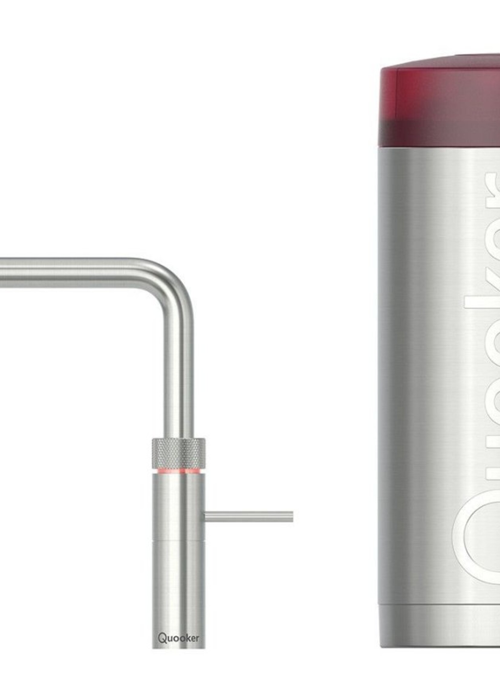 Quooker 22+FSRVS | Inclusief montage| Fusion Square RVS COMBI+