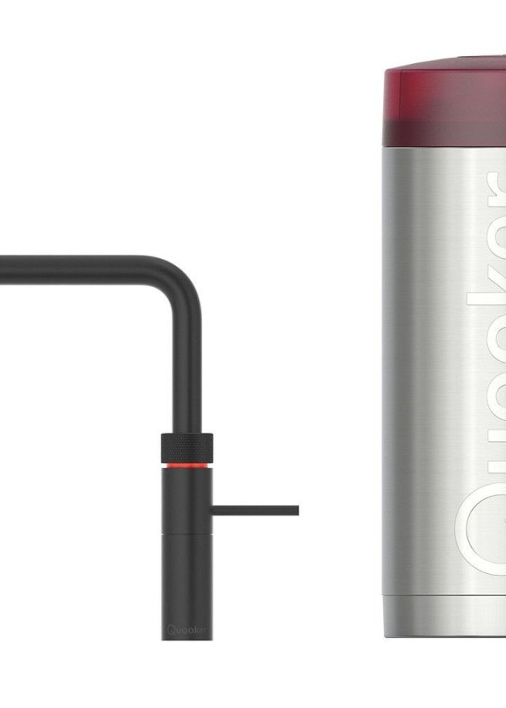 Quooker 22FSBLK | Inclusief Montage | Fusion Square Zwart / Black Combi