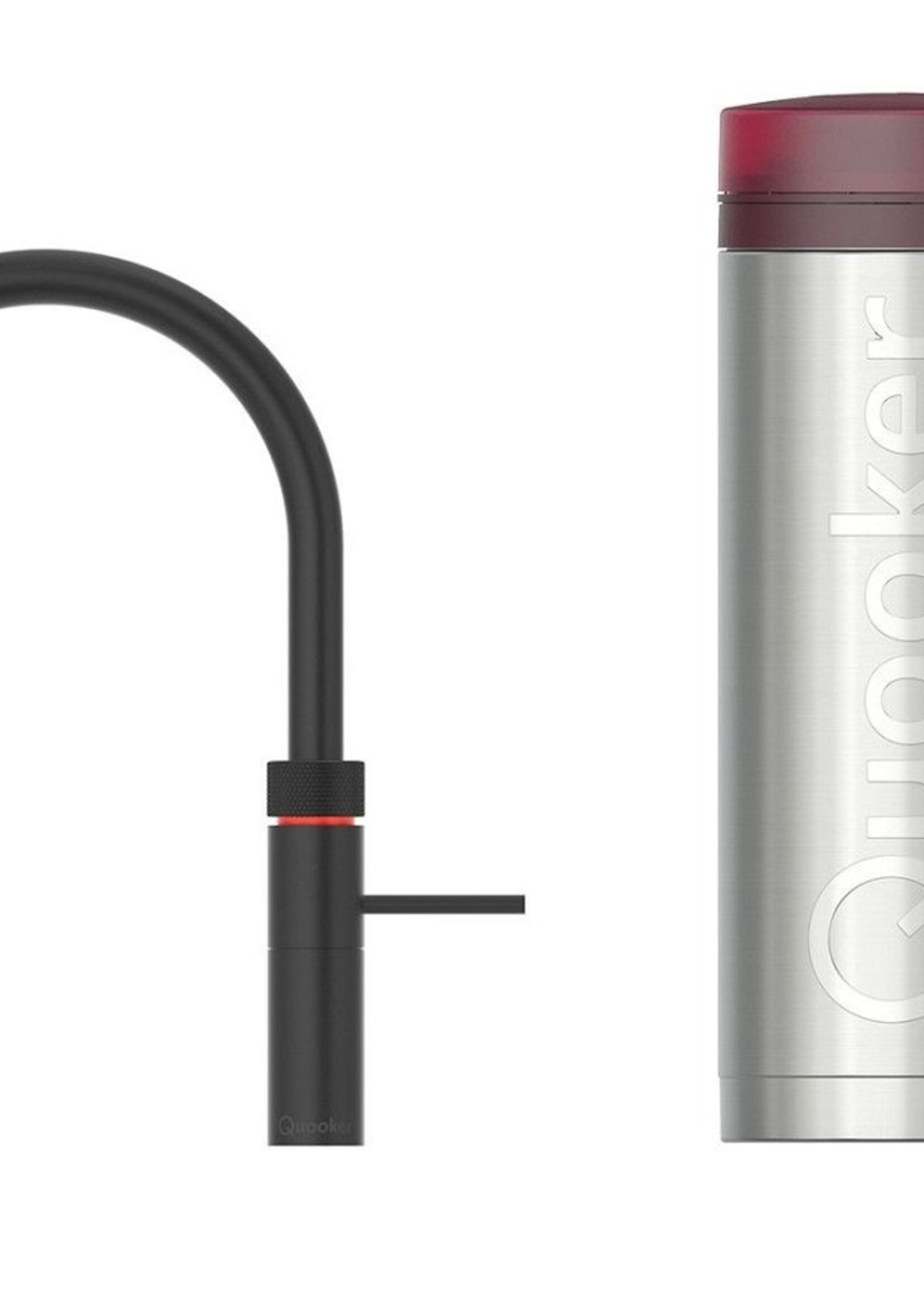 Quooker 3FRBLK | Inclusief Montage | Fusion Round Zwart / Black PRO3