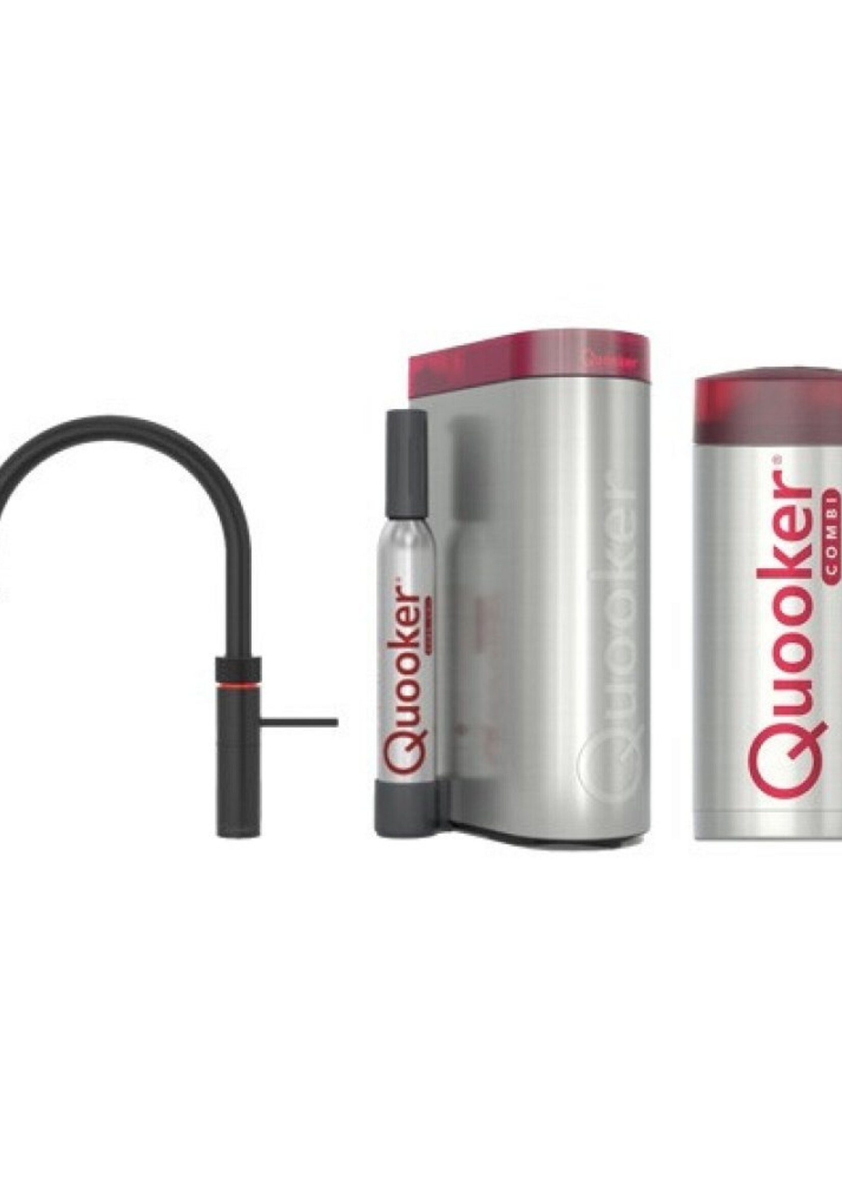 Quooker 22+FRBLK CUBE | Inclusief Montage | Multifunctioneel Watersysteem | Zwart / Black