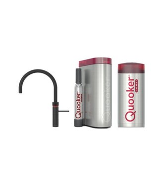 Quooker 22+FRBLK CUBE | Inclusief Montage | Multifunctioneel Watersysteem | Zwart / Black