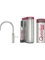 Quooker 22+FRRVS CUBE | Inclusief Montage | Multifunctioneel Watersysteem  | Round RVS